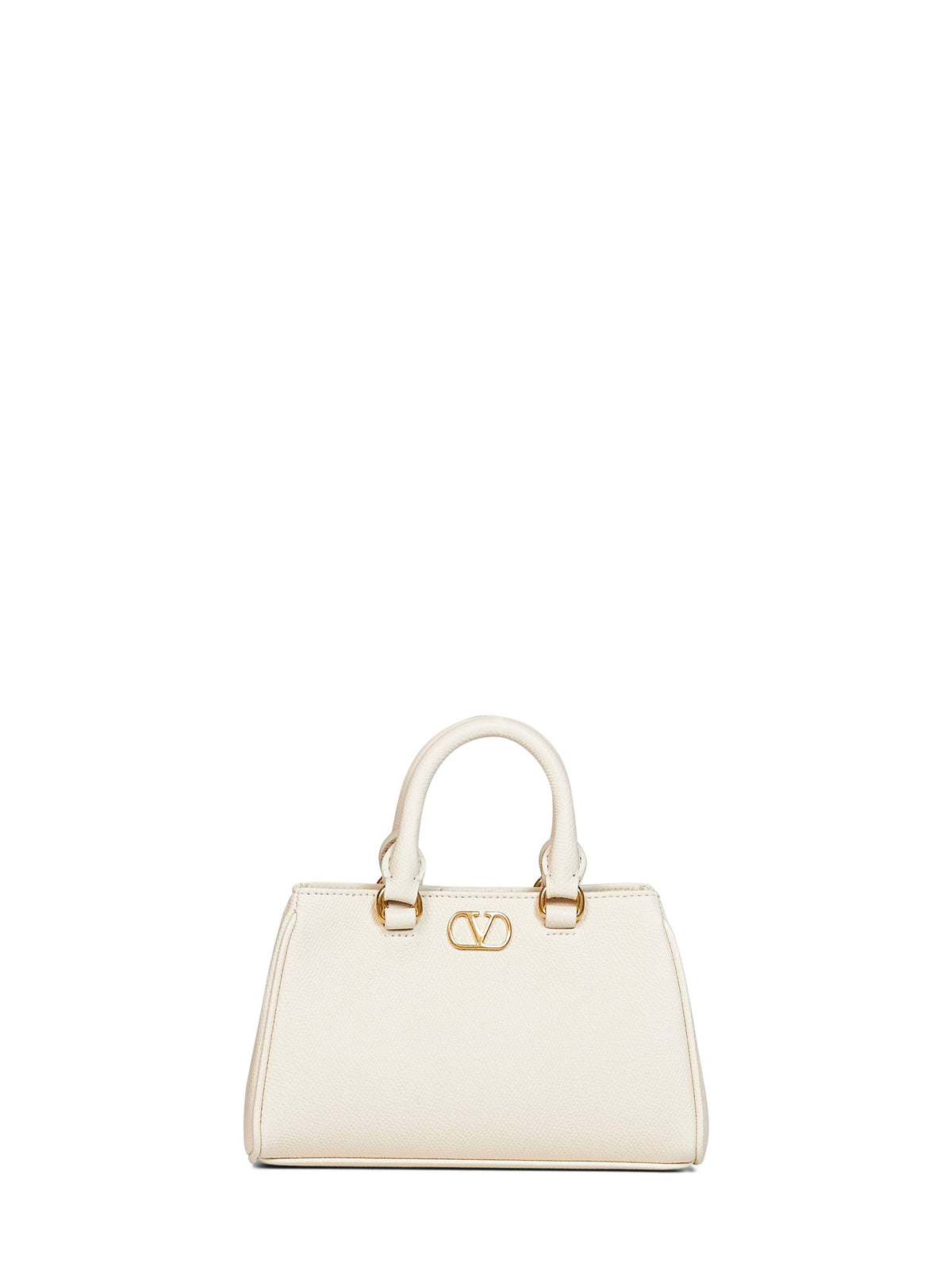 Valentino Garavani Women Light Ivory Vlogo Signature Mini Handbag VALENTINO GARAVANI