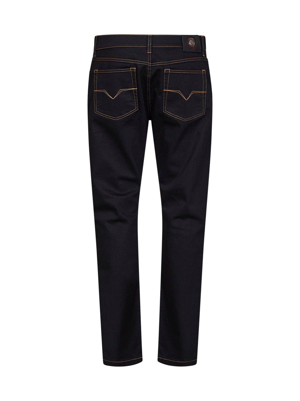 Versace Men Black Comfort Denim Tapered Jeans VERSACE