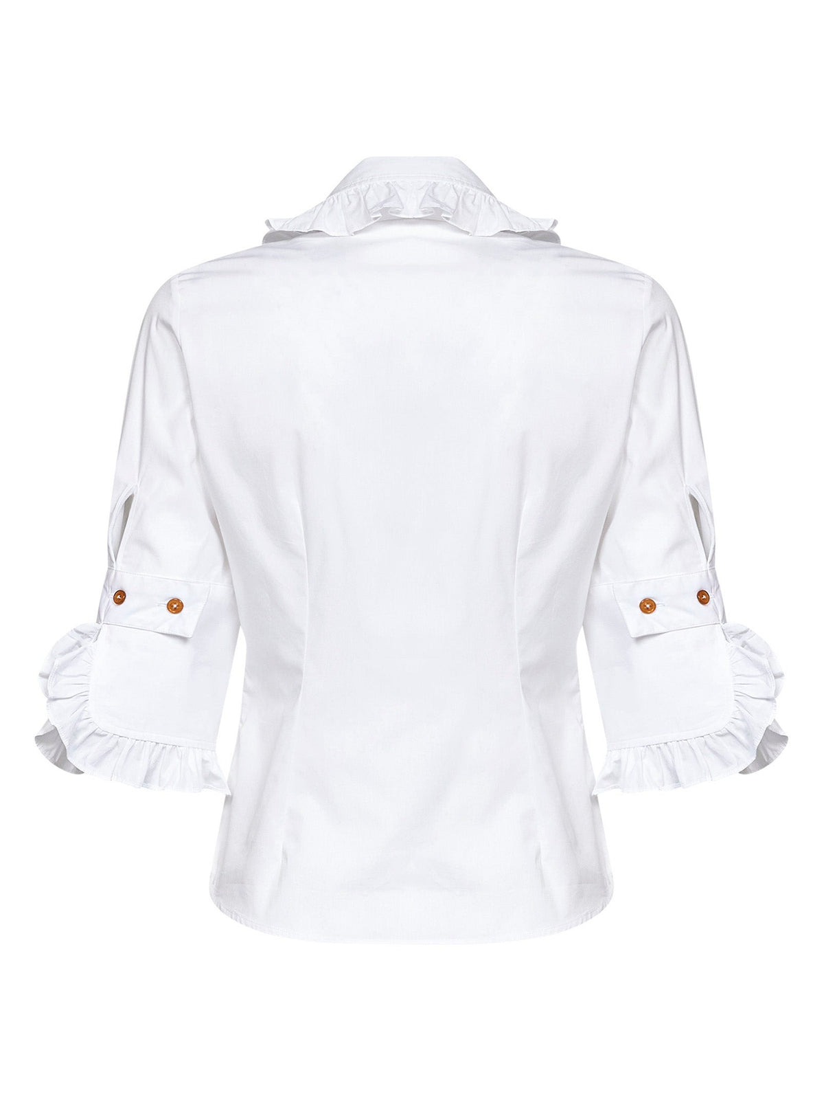 Vivienne Westwood Women White Cotton Toulouse Shirt With Cut-Out Detail VIVIENNE WESTWOOD