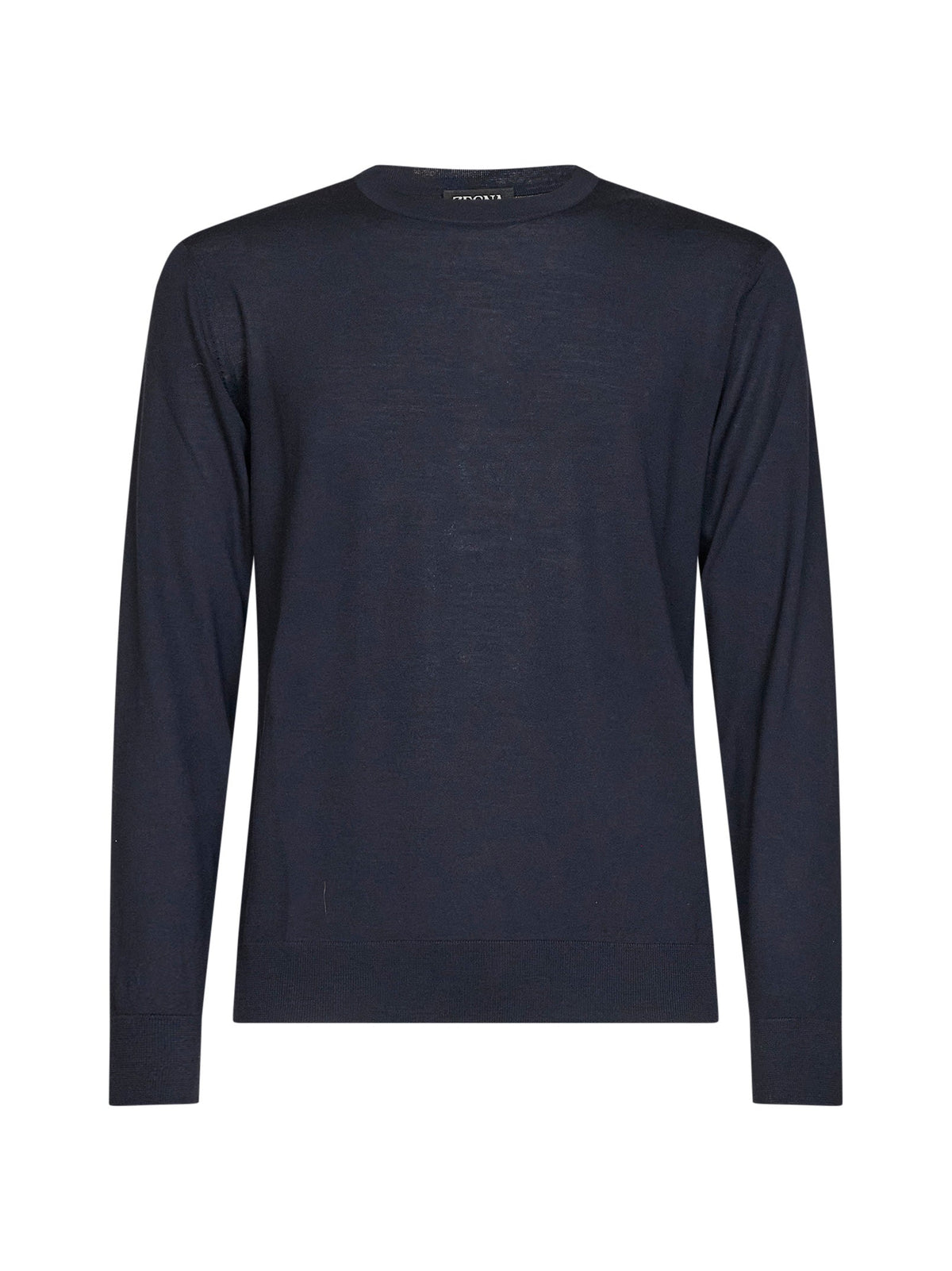 Zegna Men Blue Trofeo 15Milmil15 Crewneck Sweater ZEGNA