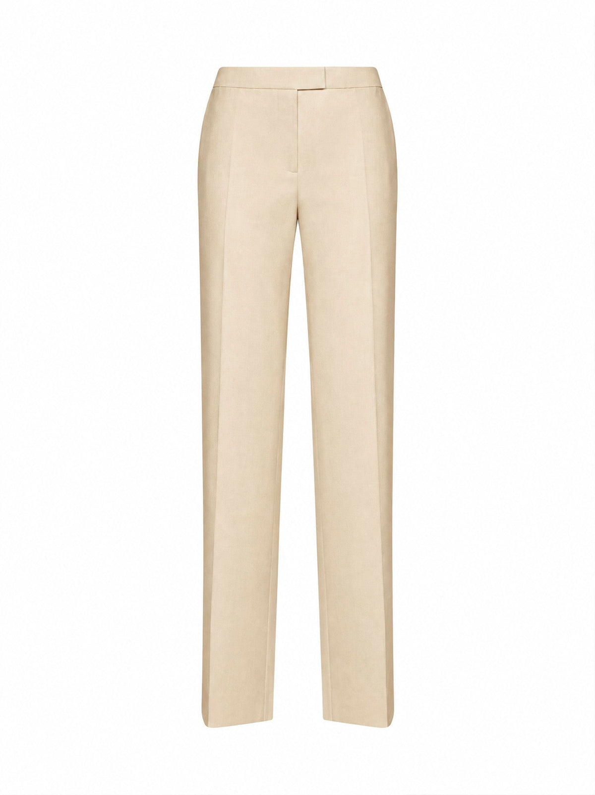 Zimmermann Women Cream Stretch Wool Valiant Straight Trousers ZIMMERMANN