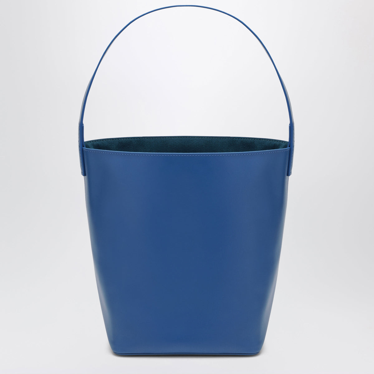 Auralee S Blue Cowhide Shoulder Bag Women AURALEE