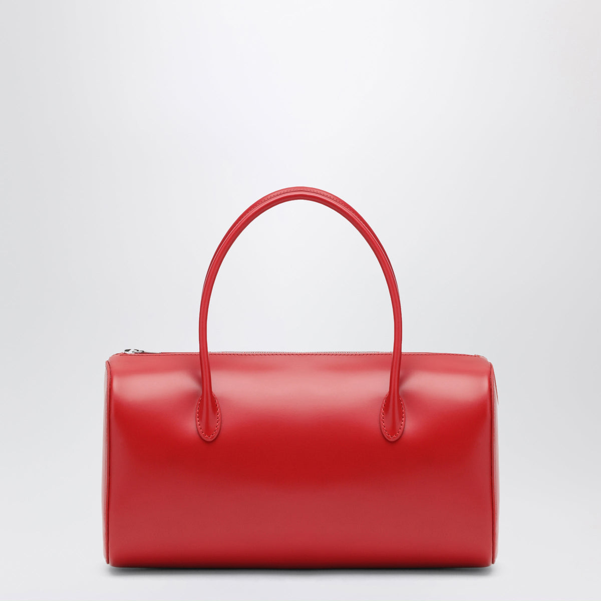 Auralee Red Mini Boston Bag In Cowhide Women AURALEE