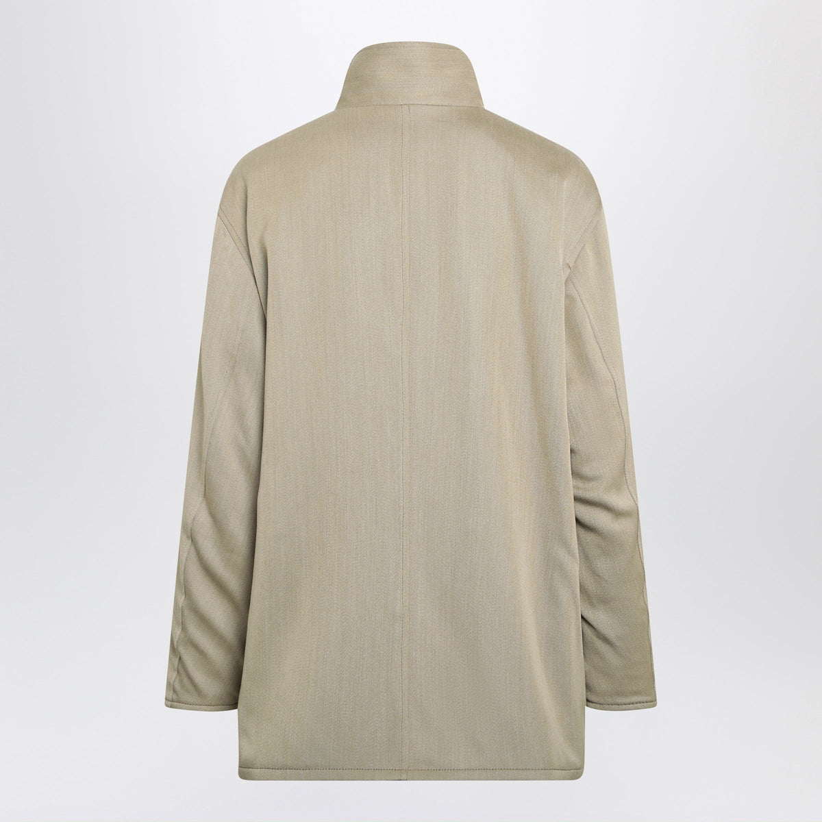 Auralee Beige/Black Reversible Short Coat In Wool Women AURALEE