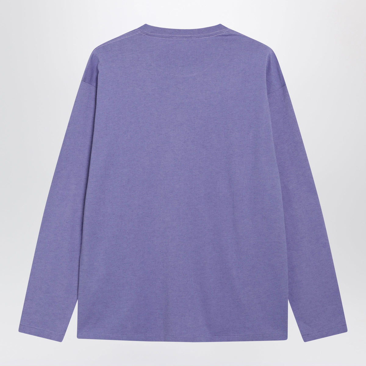 Auralee Purple Long-Sleeved Cotton And Cashmere Sweater Men AURALEE