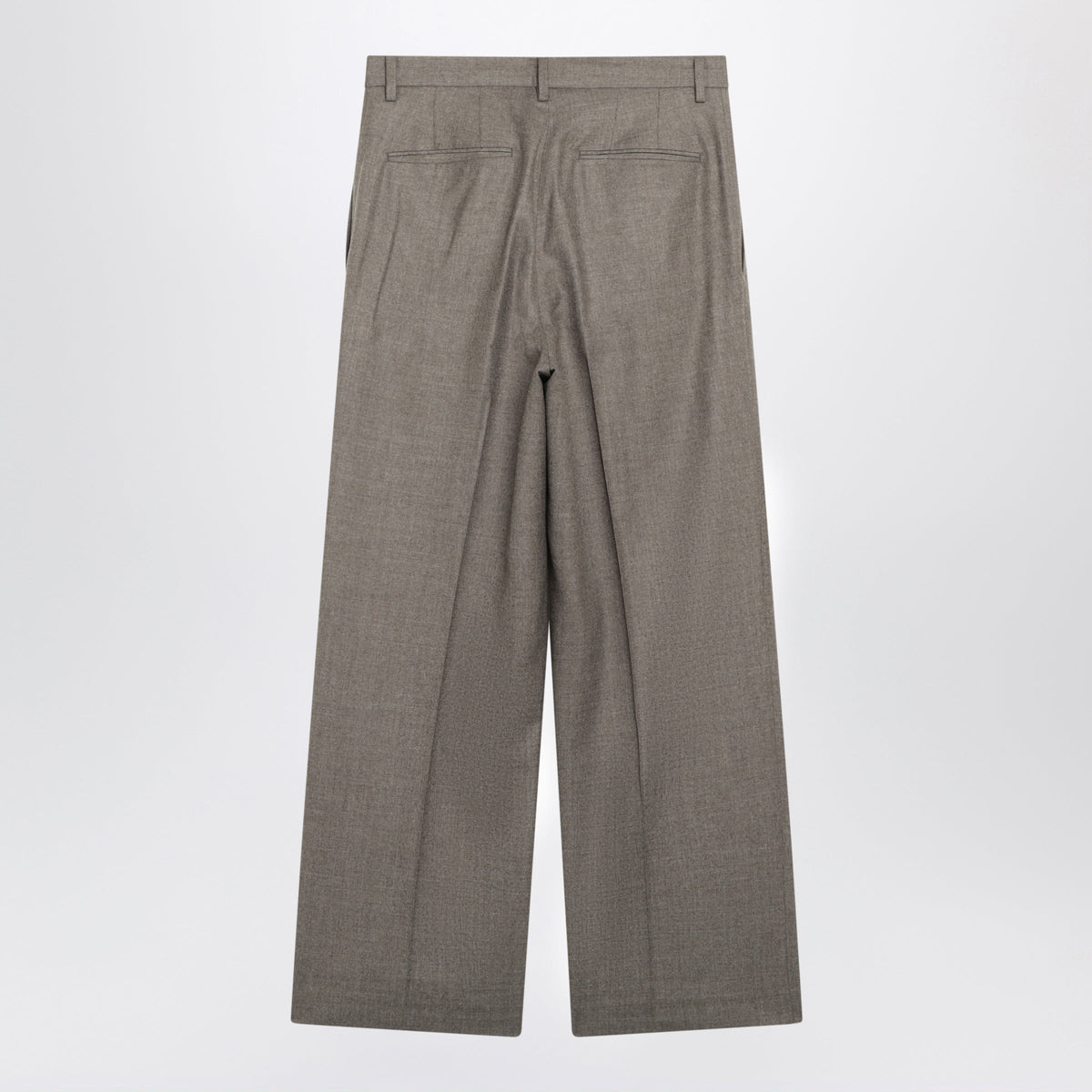 Auralee Brown Trousers In Wool Women AURALEE