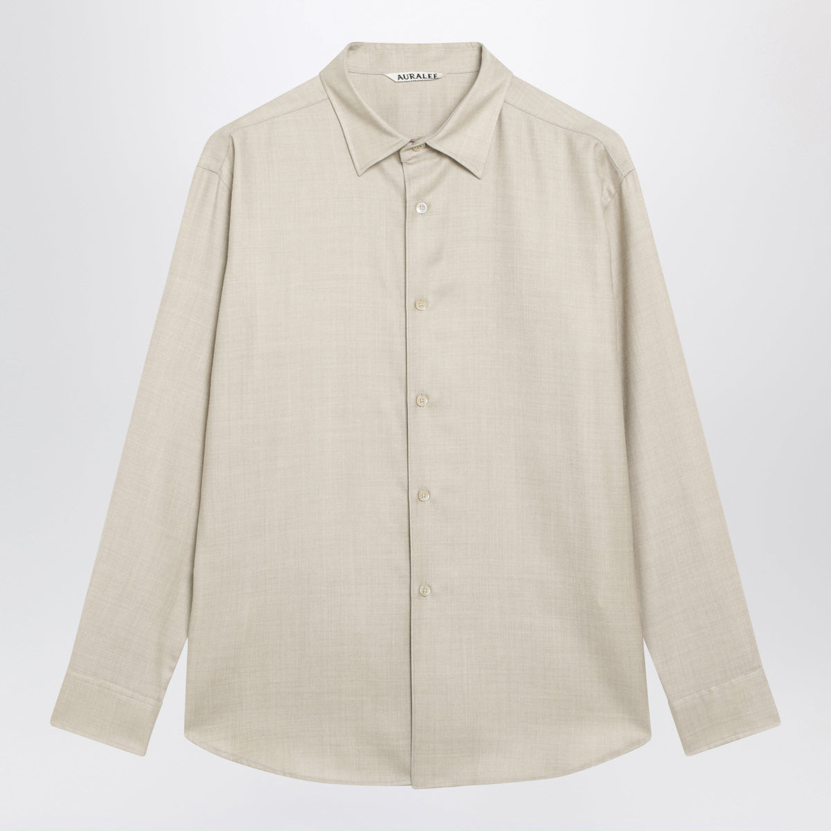 Auralee Beige Shirt In Wool Women AURALEE