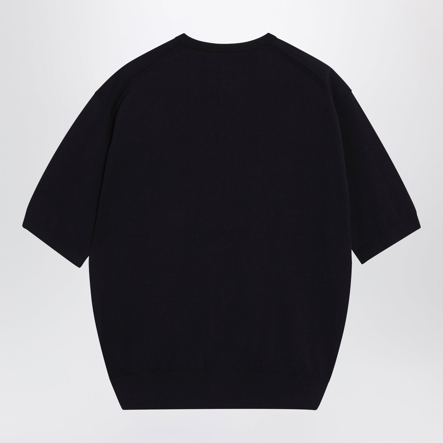 Auralee Navy Blue Cotton Button-Up Sweater Men AURALEE