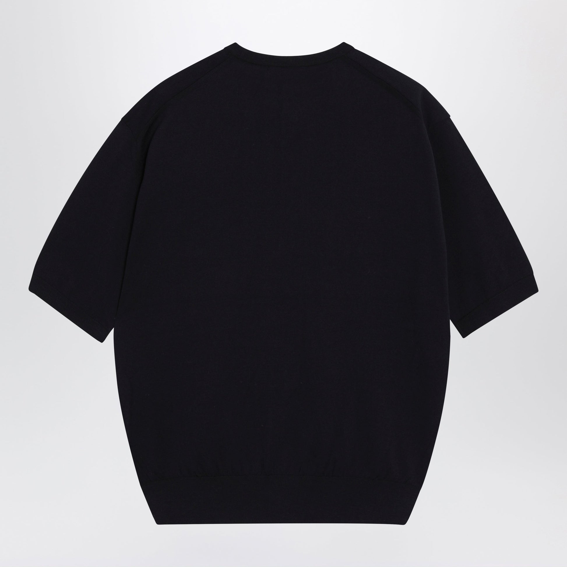 Auralee Navy Blue Cotton Button-Up Sweater Men AURALEE