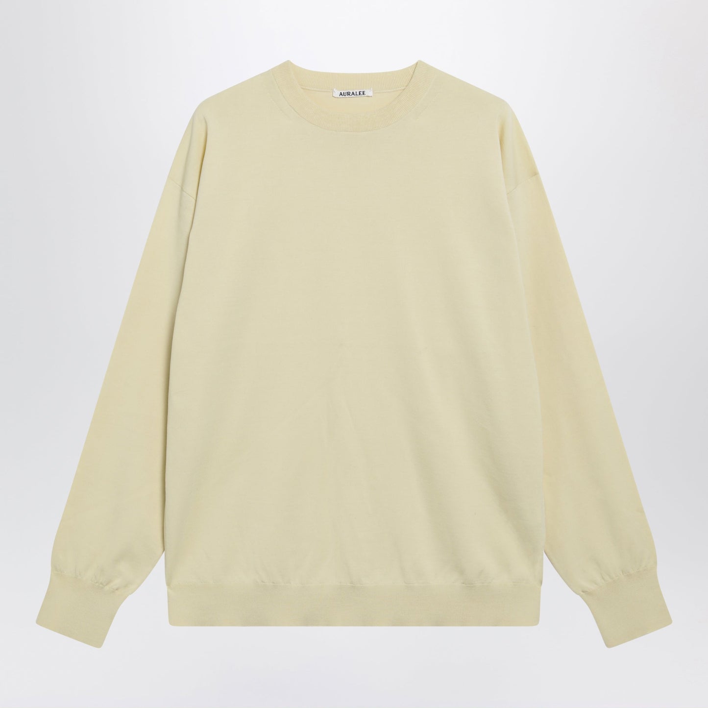Auralee Yellow Cotton Sweater Men AURALEE