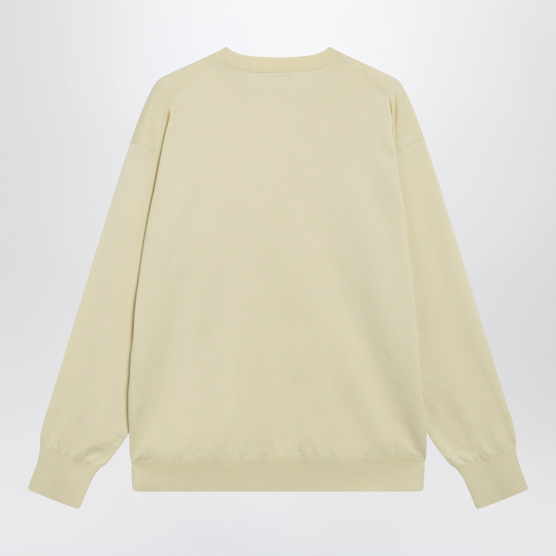 Auralee Yellow Cotton Sweater Men AURALEE