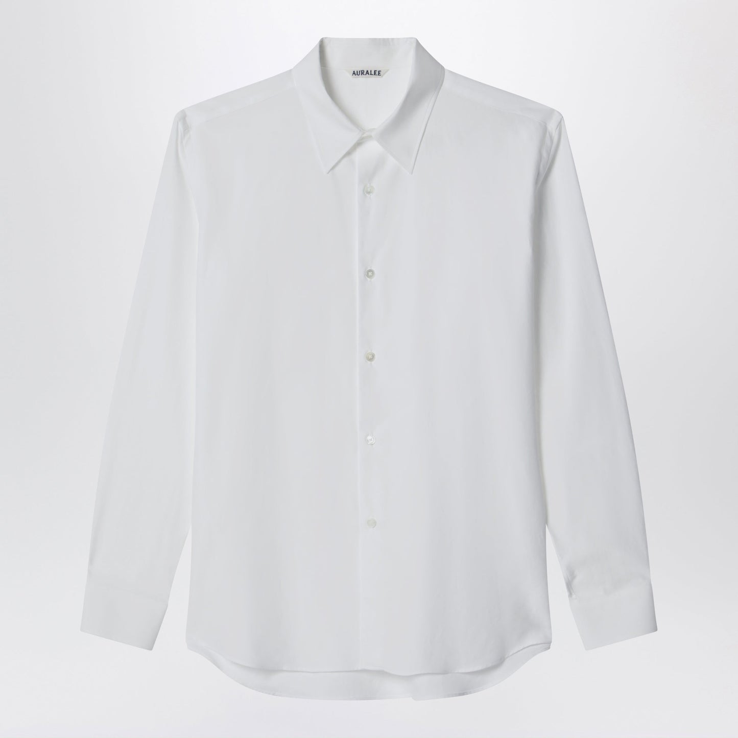 Auralee White Slim-Fit Cotton Twill Shirt Men AURALEE