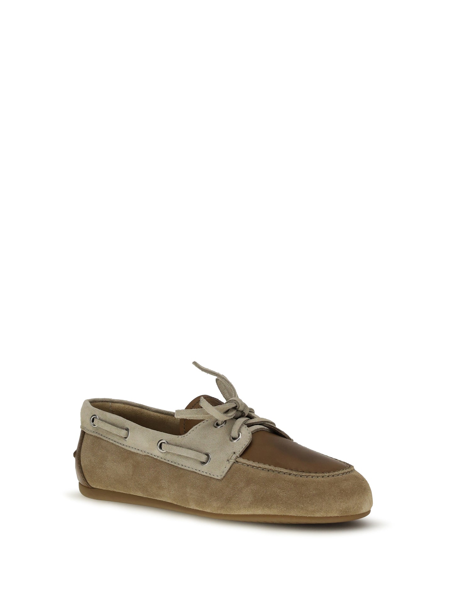 Miu Miu Women Leather And Suede Loafers MIU MIU