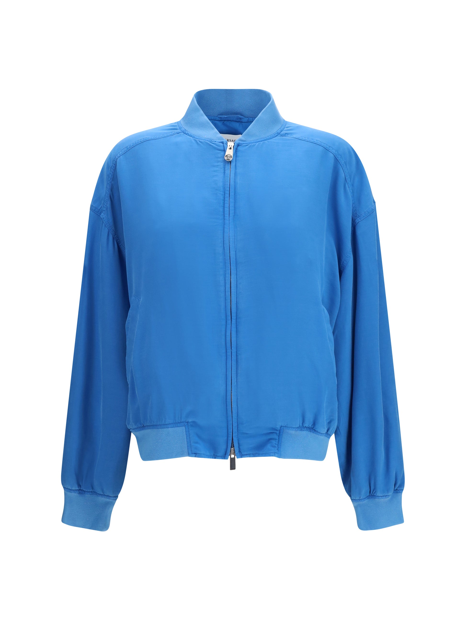 Versace Women Silk Zipper Bomber VERSACE