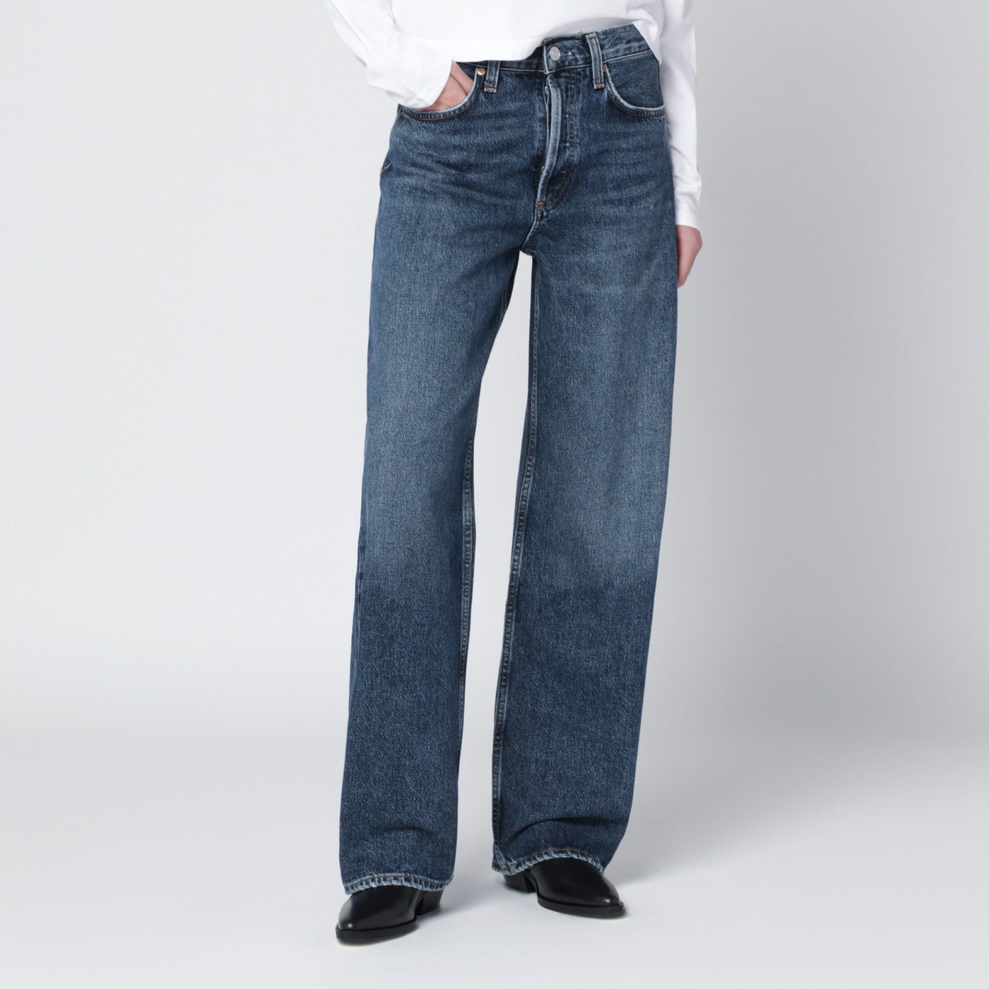 Agolde Blue Regenerated Denim Jeans Women AGOLDE