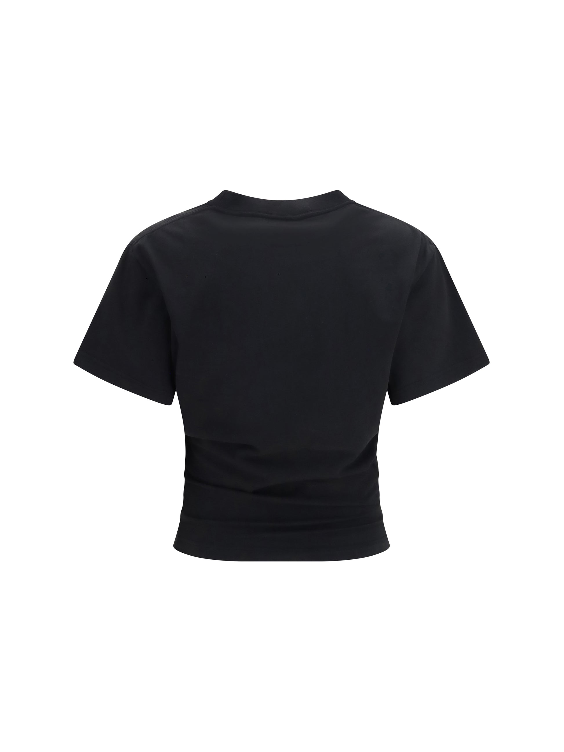 Balenciaga Women Vintage Holiday Cropped T-Shirt BALENCIAGA