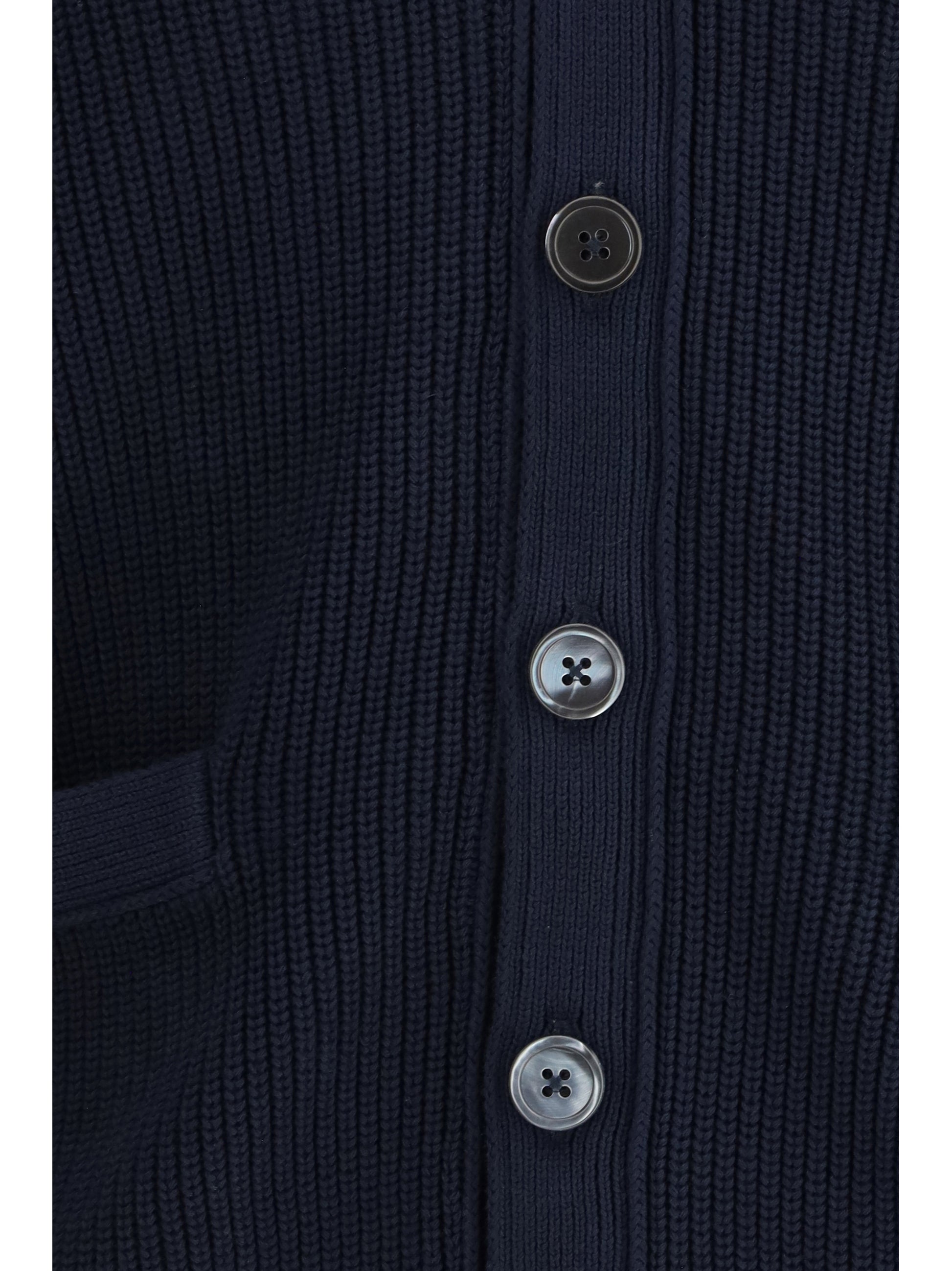 Thom Browne Men V-Neck Cardigan THOM BROWNE