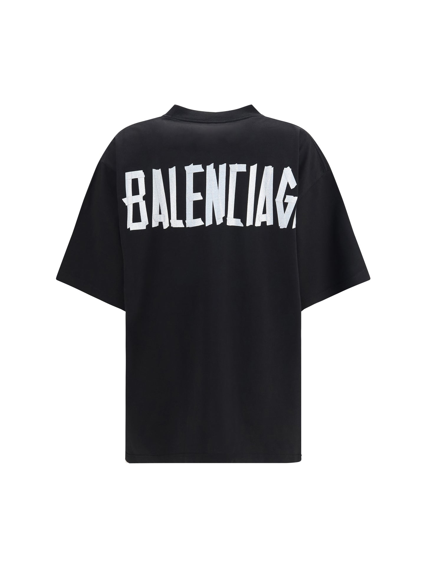 Balenciaga Women Glitter Logo T-Shirt BALENCIAGA