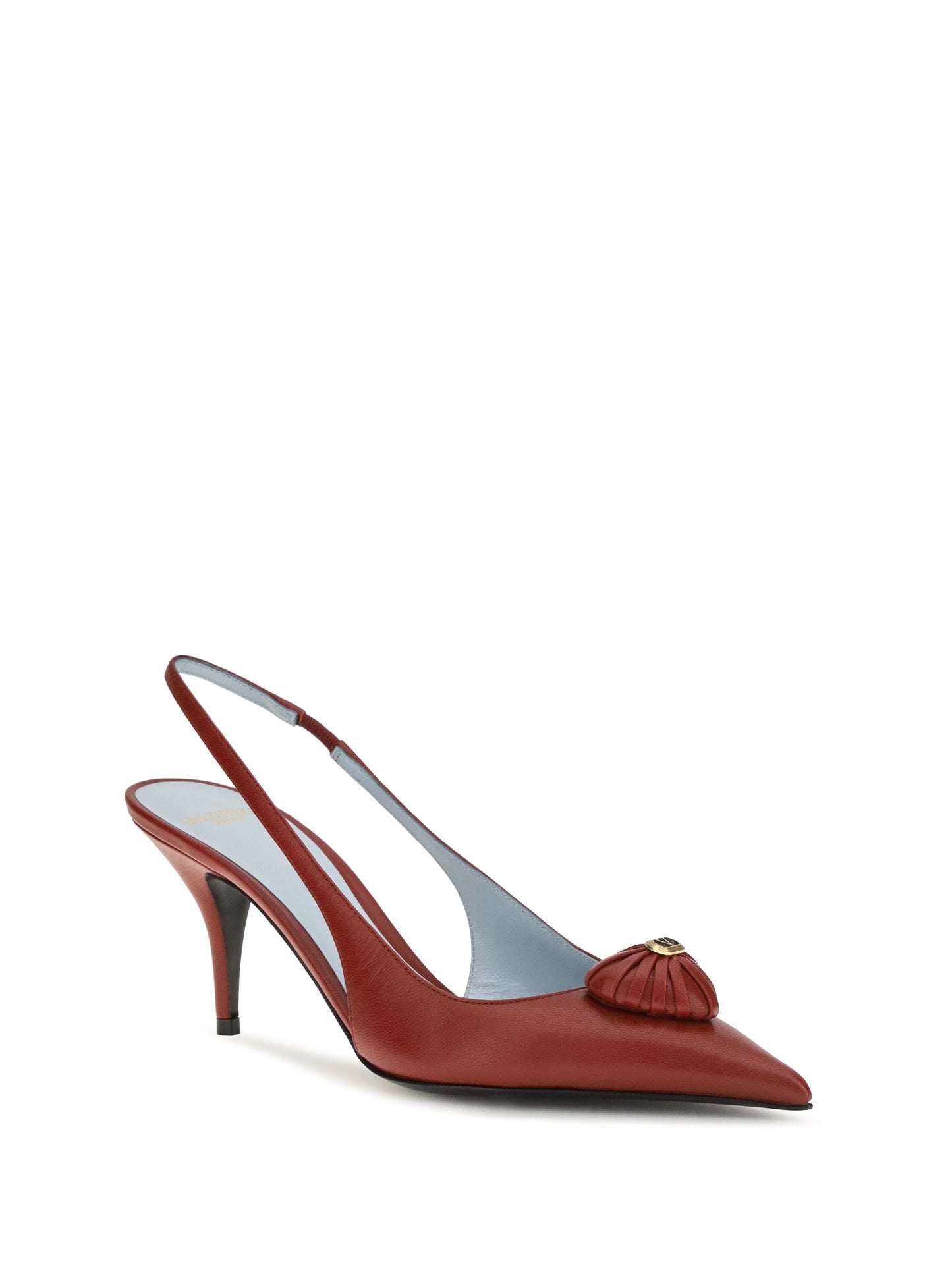 Valentino Garavani Women Coeur Royal Slingback Leather Pumps VALENTINO GARAVANI