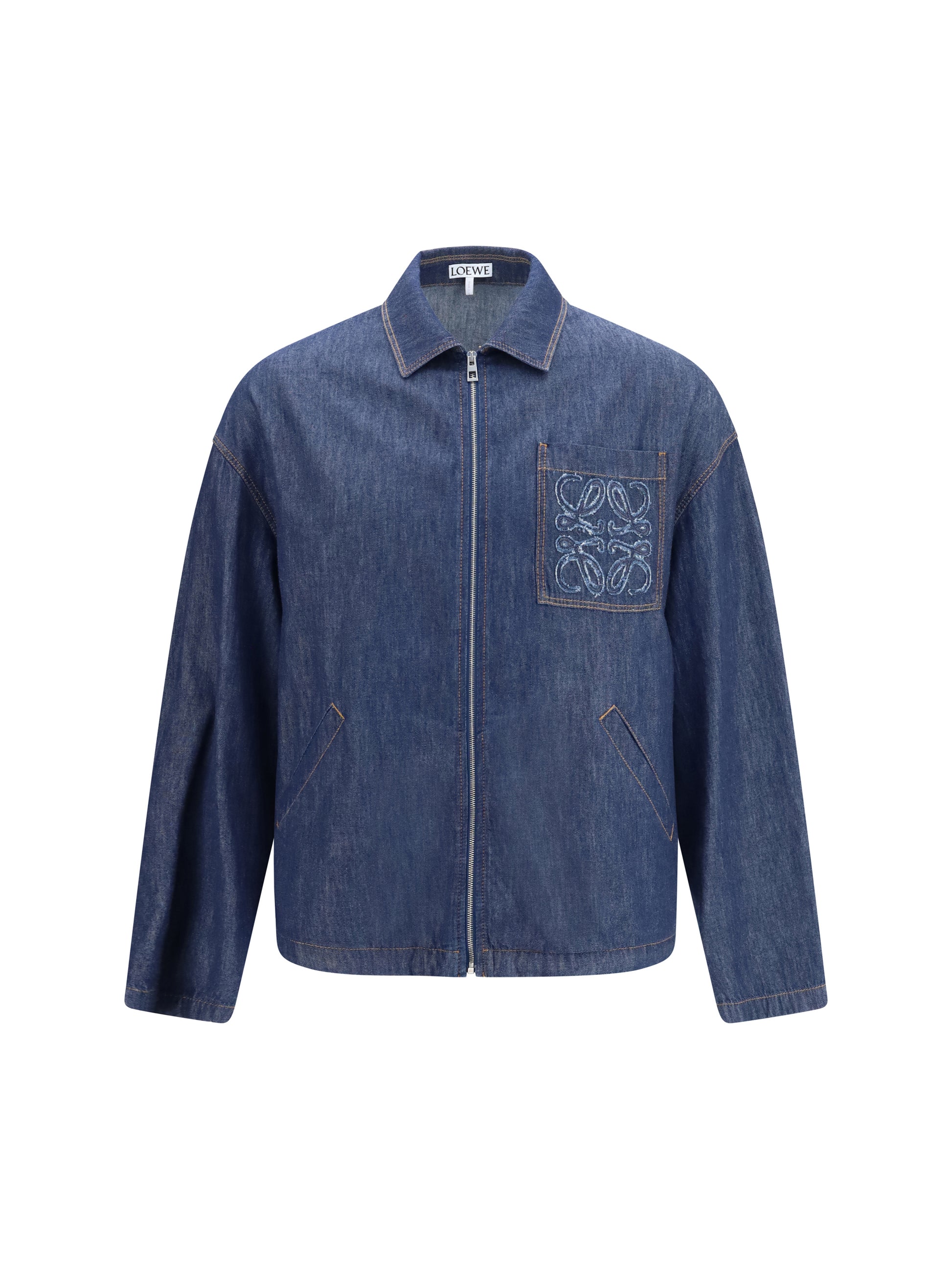 Loewe Men Cotton Zip Jacket LOEWE