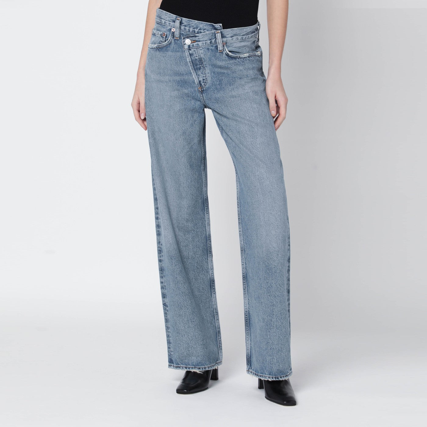 Agolde Arc Criss Cross Jeans In Conclusion Wash Women AGOLDE