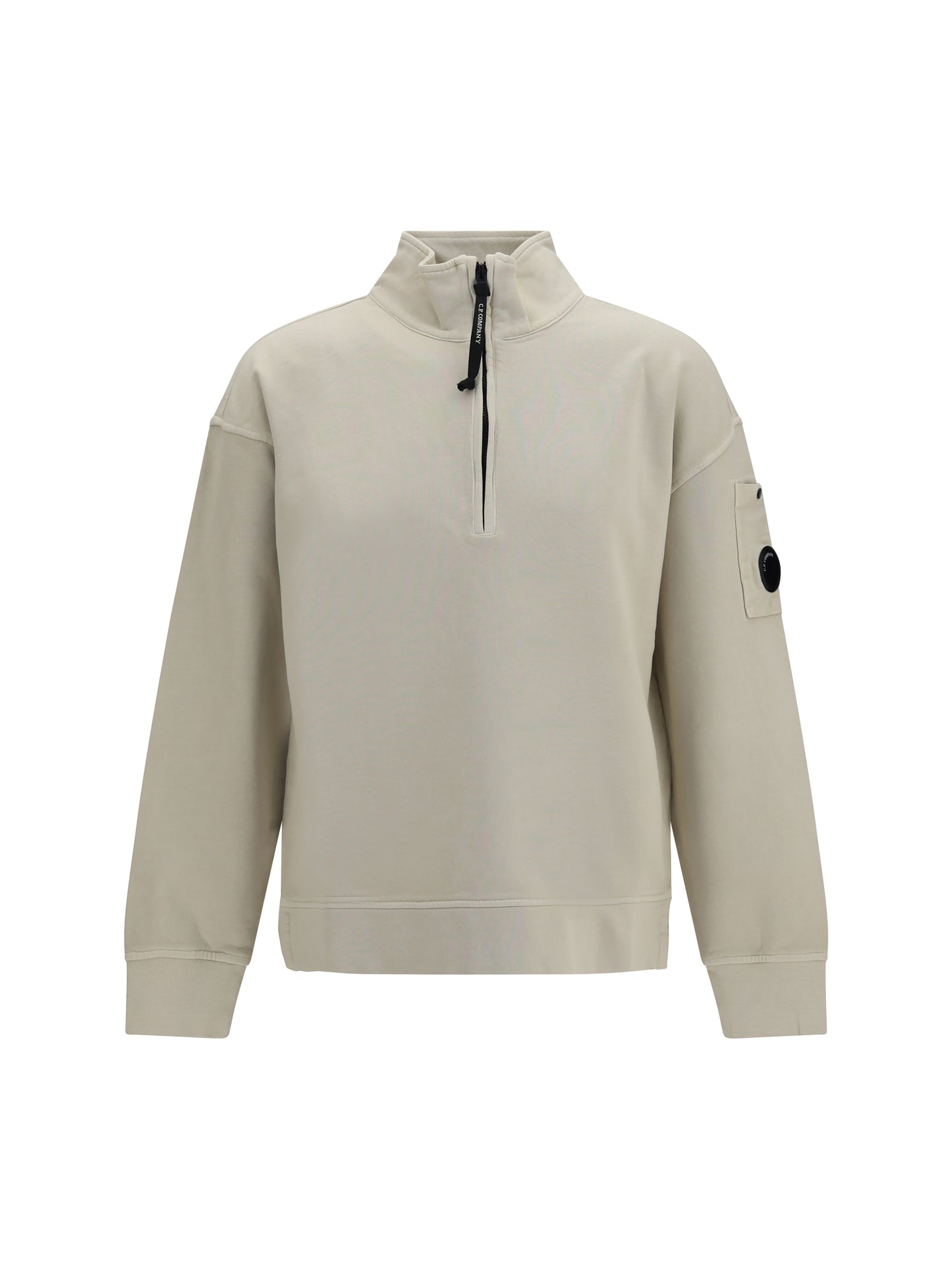 C.P. Company Men Brushed And Sueded Diagonal-Weave Cotton Fleece Sweatshirt C.P. COMPANY