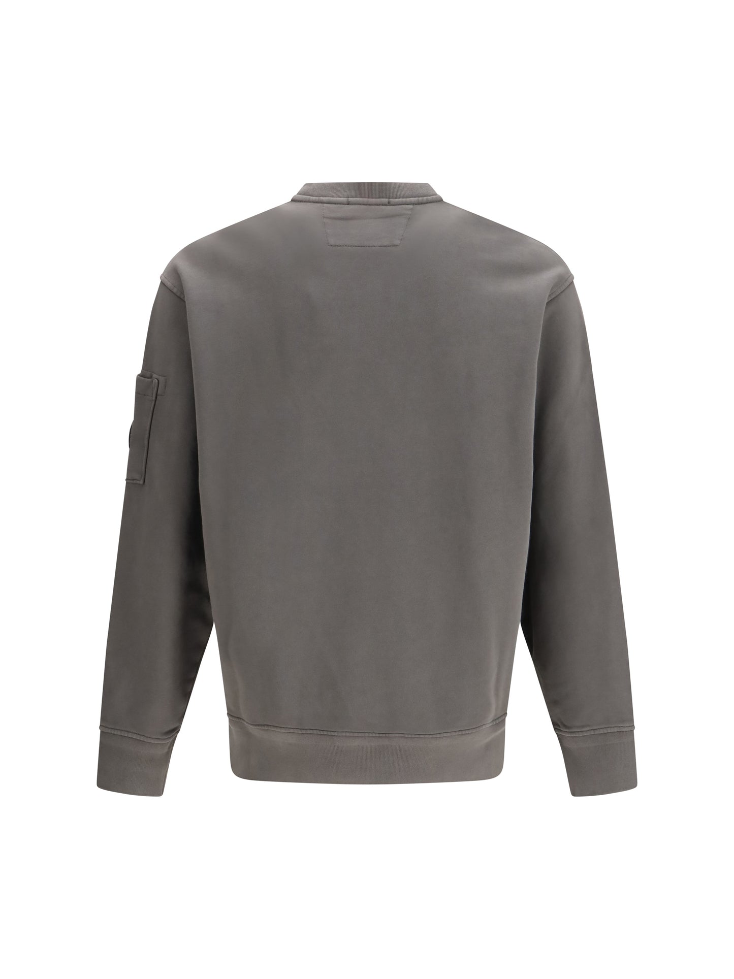 C.P. Company Men Diagonal Raised Fleece Crewneck Lens Sweatshirt C.P. COMPANY