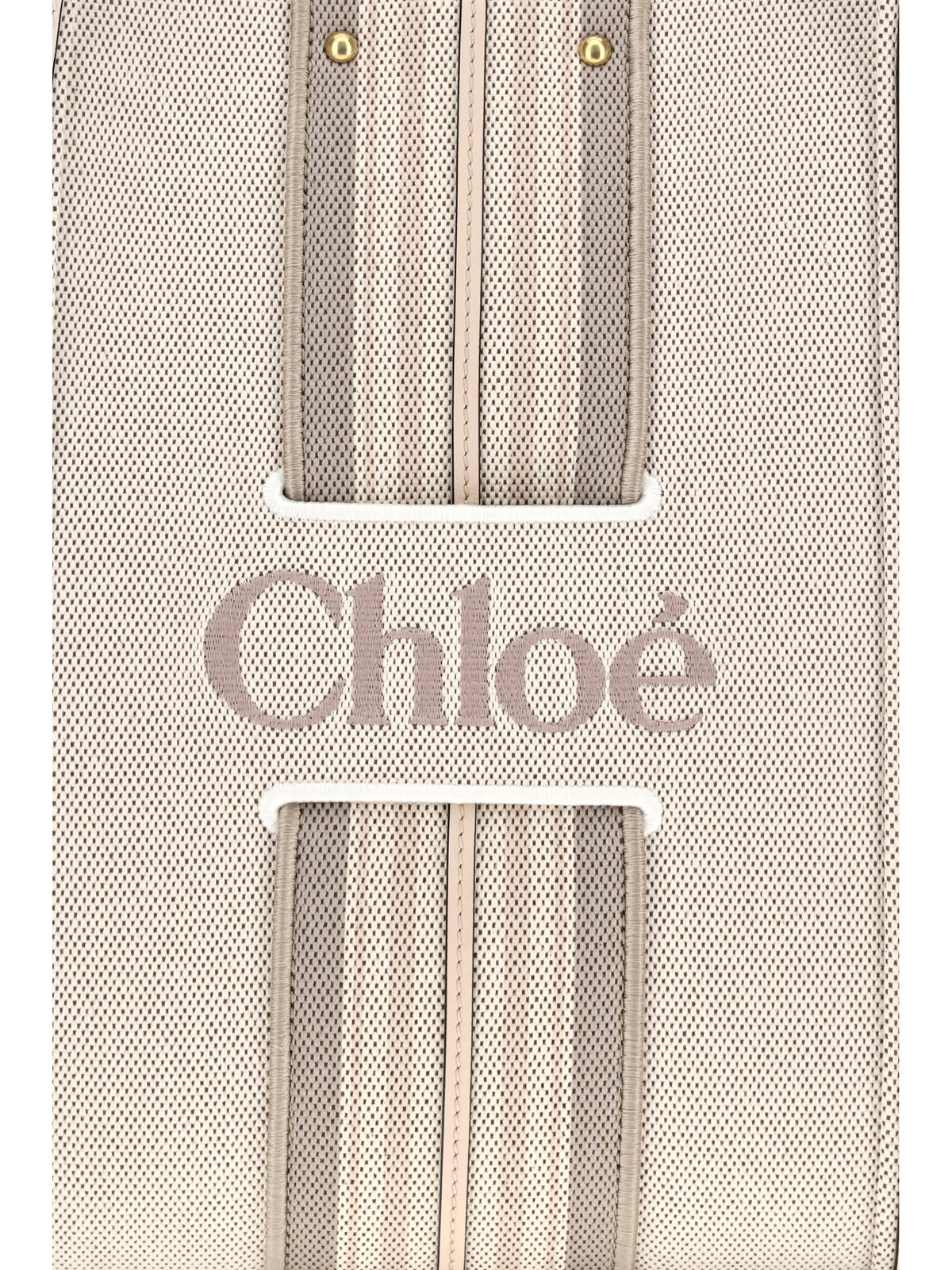 Chloé Women Woody Loop Canvas Tote Bag CHLOE