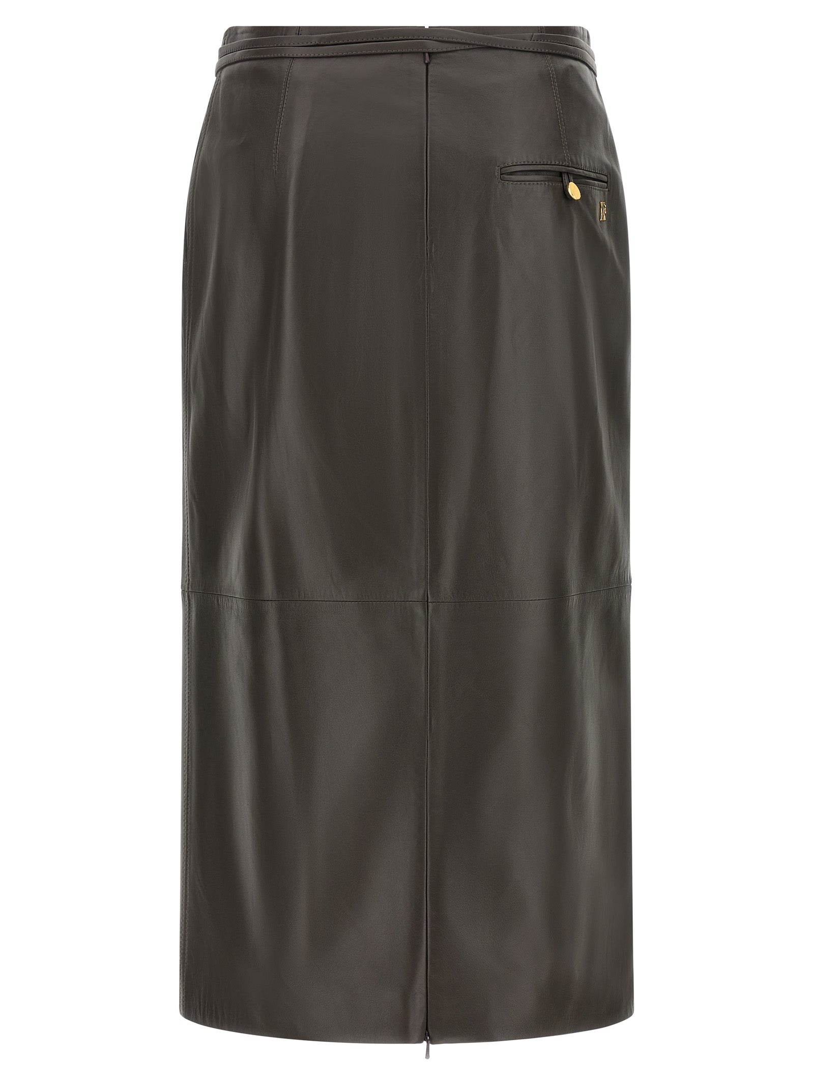 Alberta Ferretti Women Leather Skirt ALBERTA FERRETTI