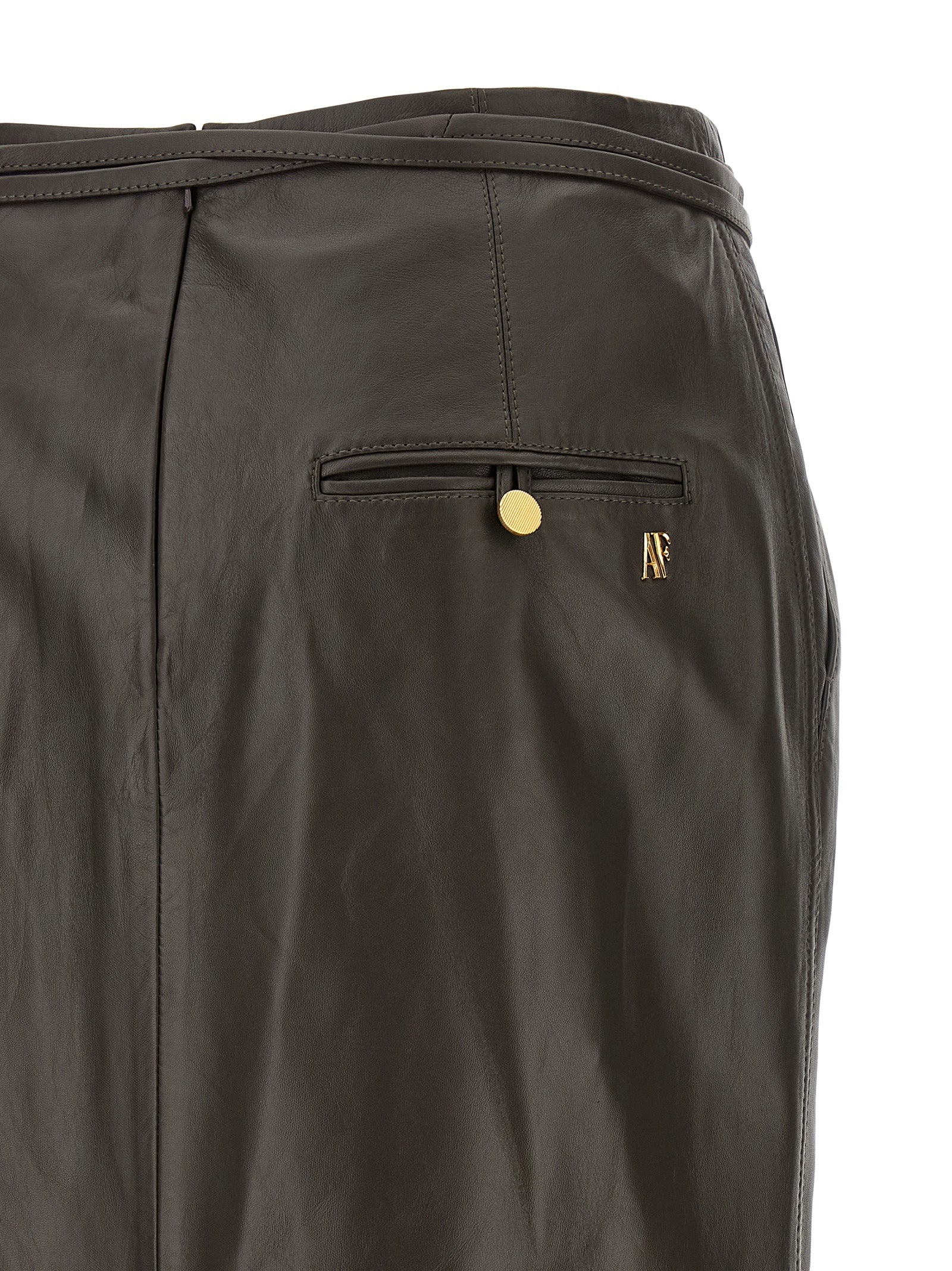 Alberta Ferretti Women Leather Skirt ALBERTA FERRETTI