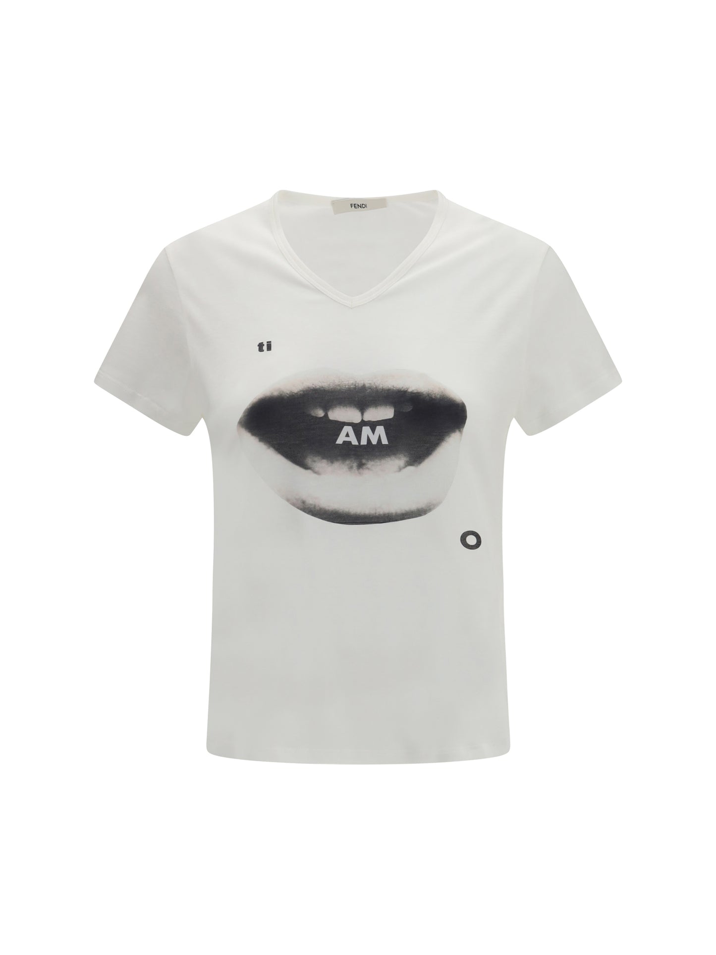 Fendi Women Ti Amo Print Jersey T-Shirt FENDI