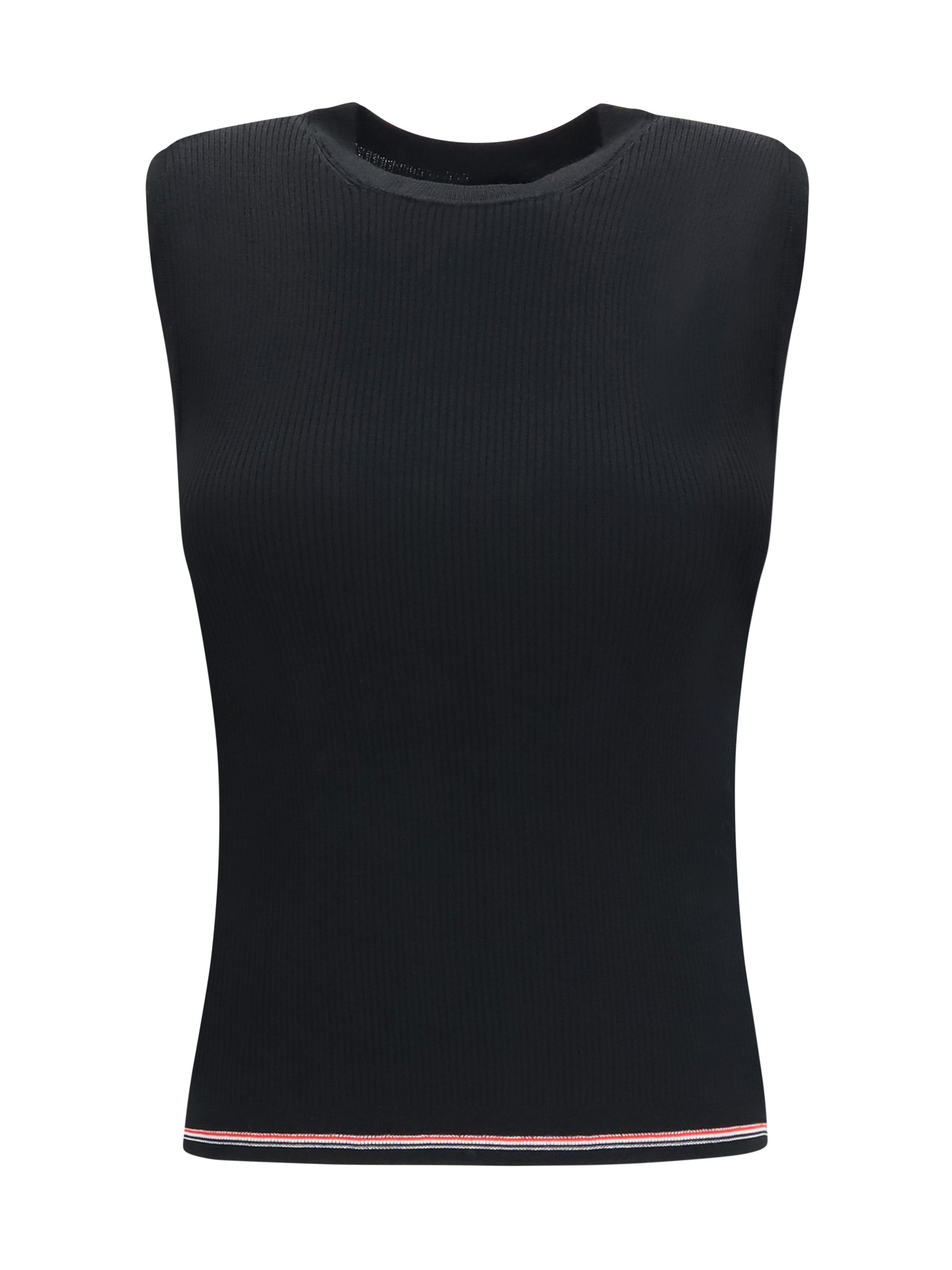 Thom Browne Women Rwb Merino Wool Top THOM BROWNE