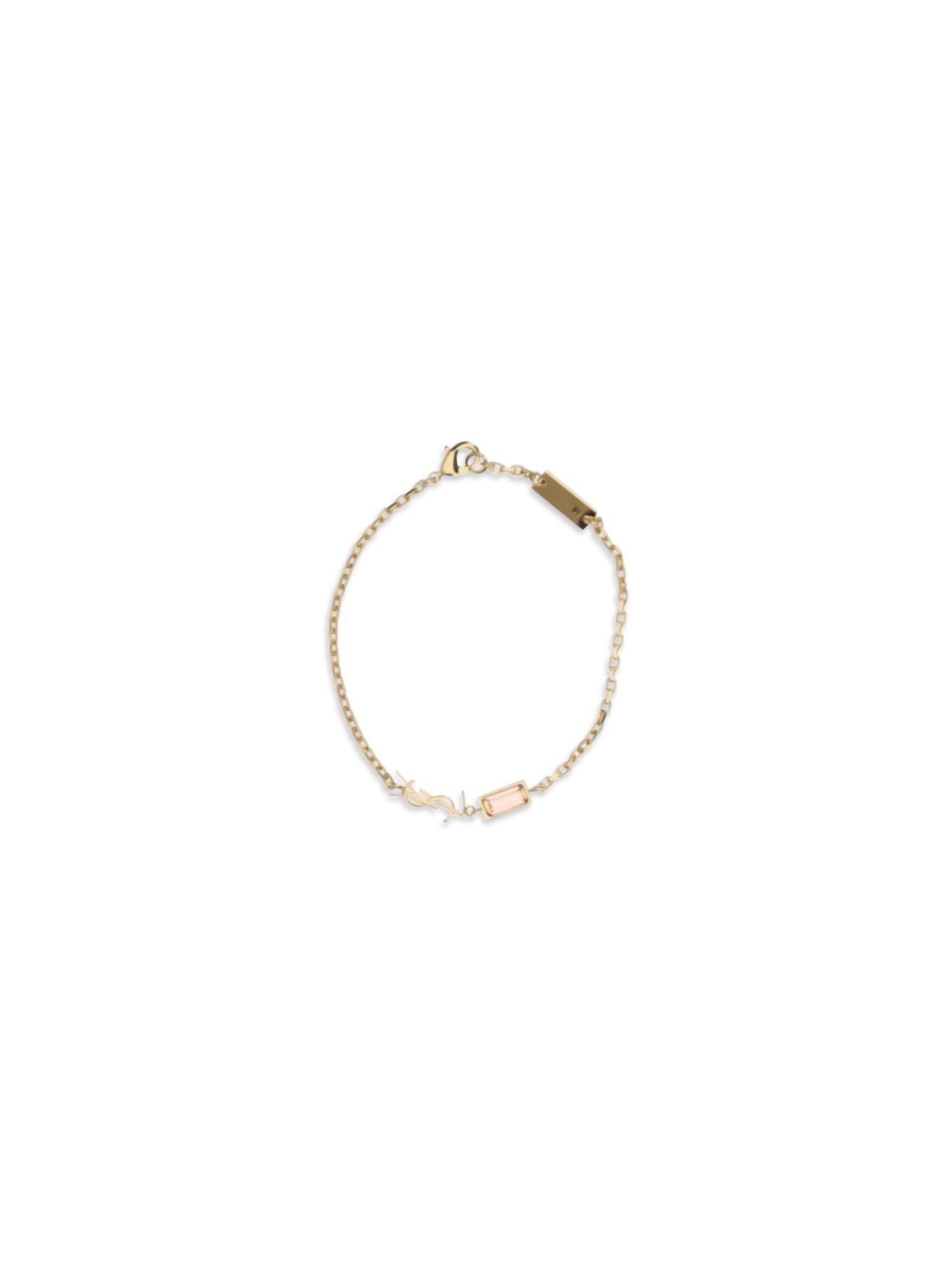 Saint Laurent Women Cassandre Bracelet With Charms And Strass SAINT LAURENT