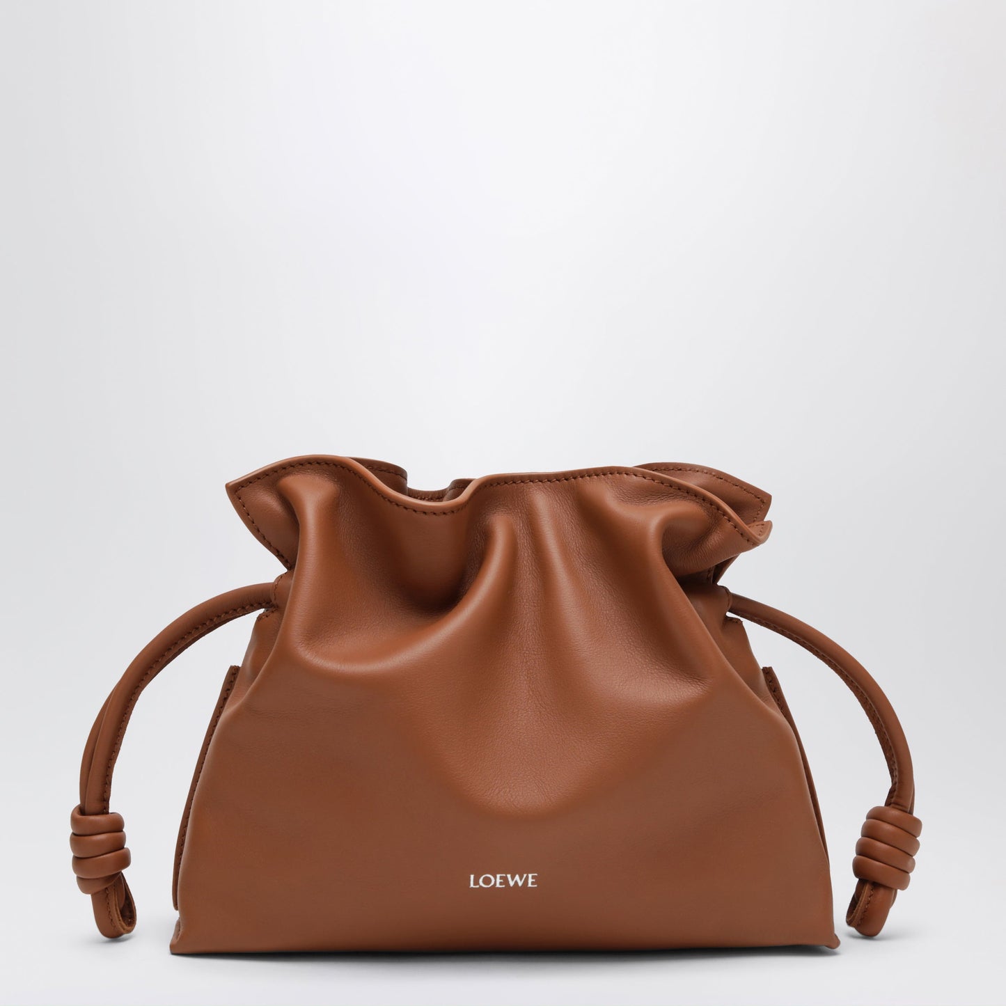 Loewe Mini Flamenco Clutch Bag In Light Brown Women LOEWE