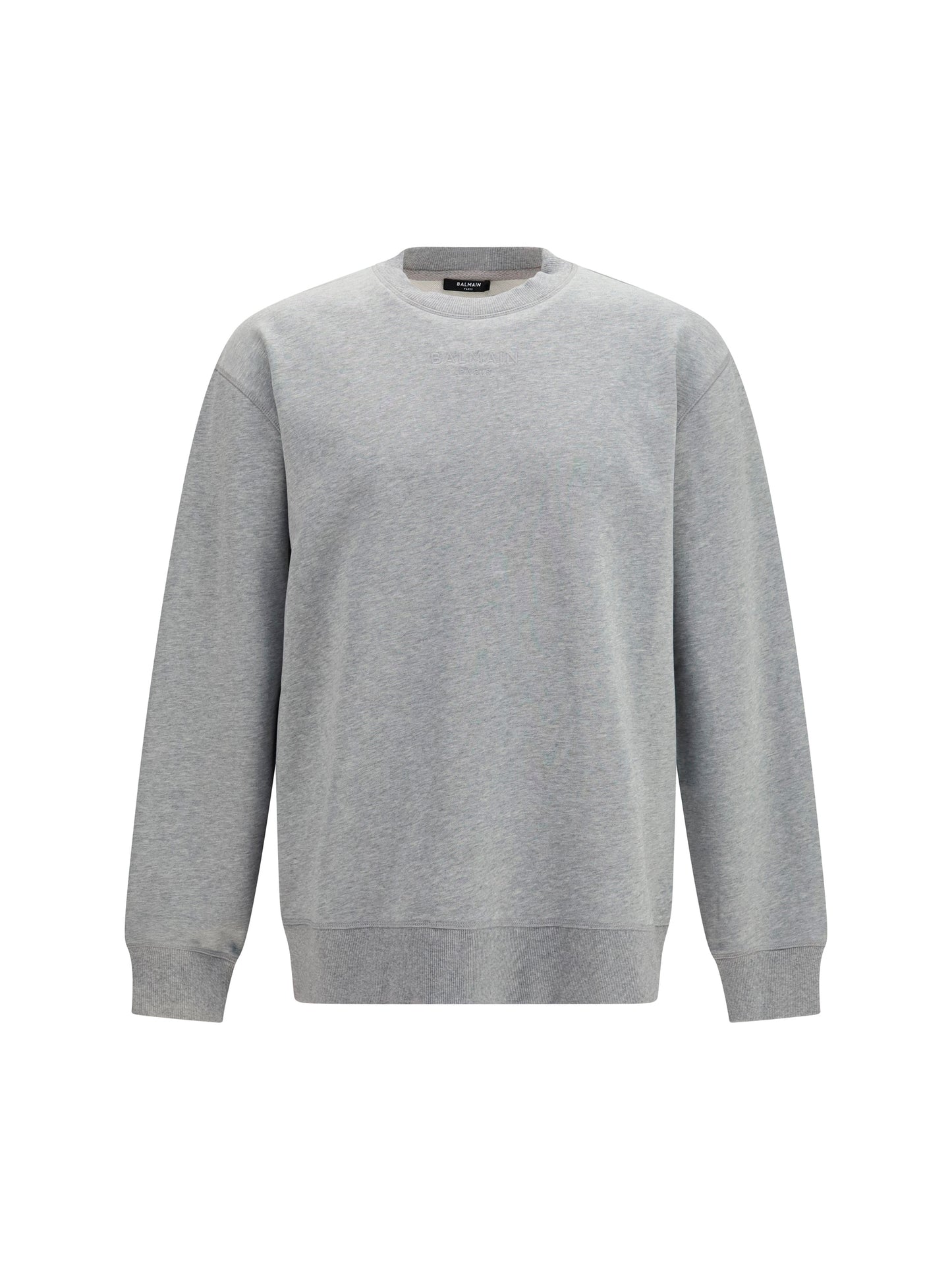 Balmain Men Embroidered Logo Crewneck Sweatshirt BALMAIN