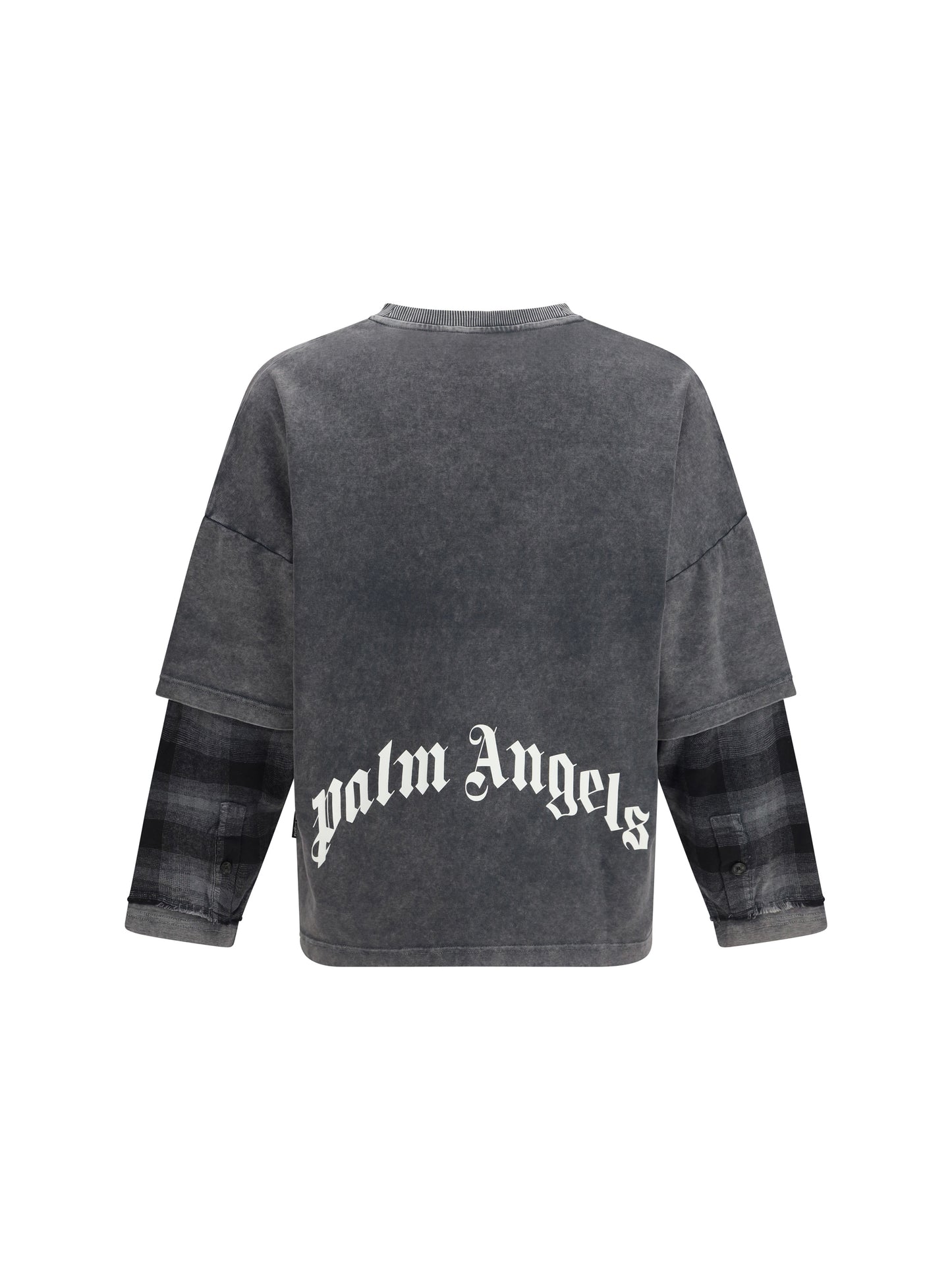 Palm Angels Men Skull Double Long-Sleeved Shirt PALM ANGELS