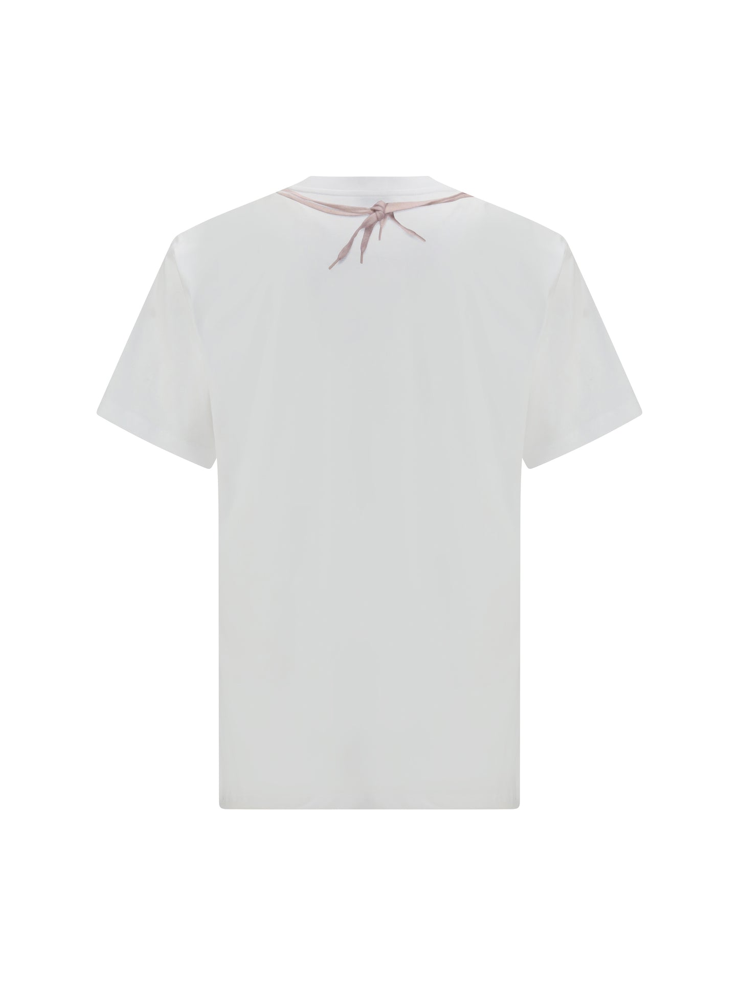 Moschino Men Organic Cotton Jersey T-Shirt With Boxing Gloves Trompe-L’Œil Print MOSCHINO