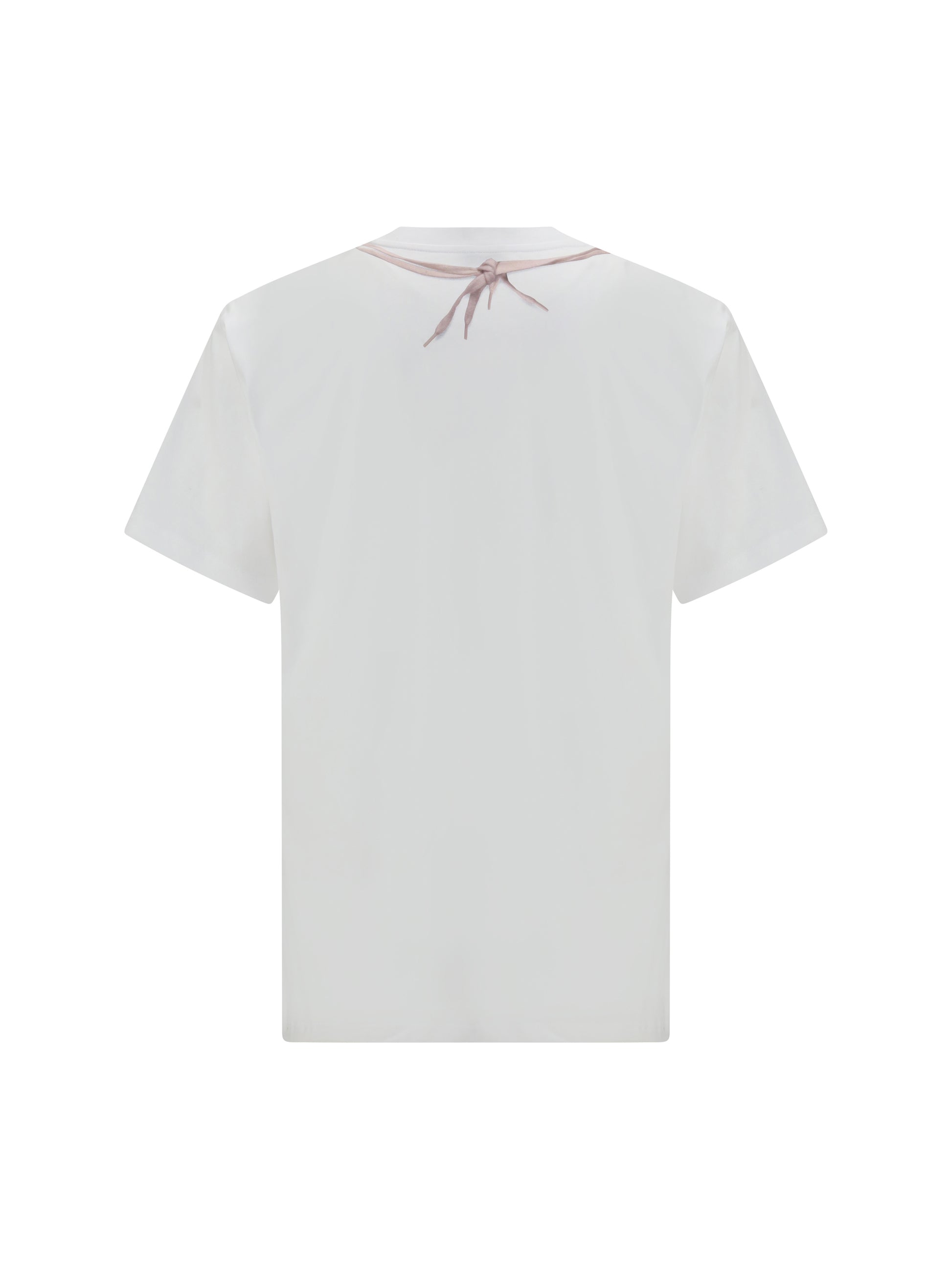 Moschino Men Organic Cotton Jersey T-Shirt With Boxing Gloves Trompe-L’Œil Print MOSCHINO