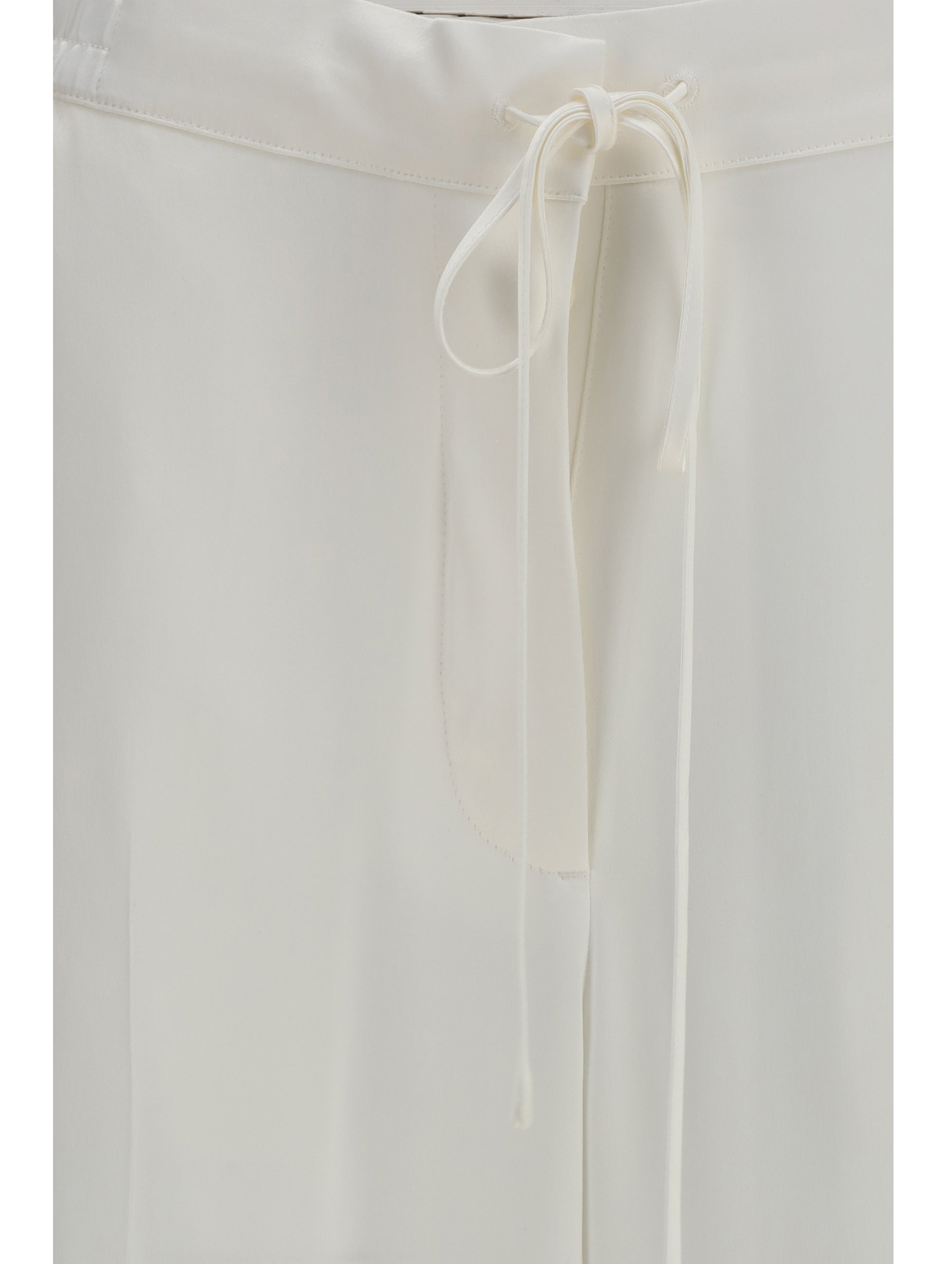 Toteme Women Drawstring Satin Pants TOTEME