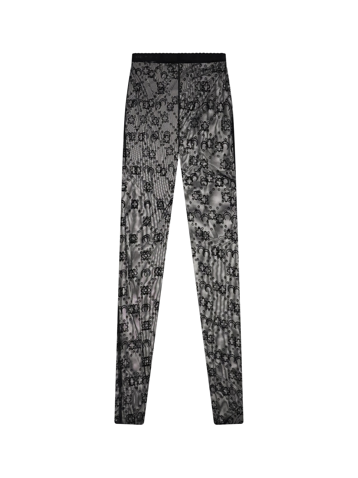 Marine Serre Women Recycled Mesh Flocked Tights MARINE SERRE