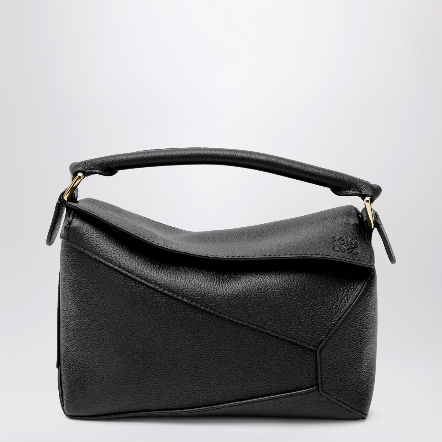 Loewe Small Black Grained Leather Puzzle Edge Bag Women LOEWE