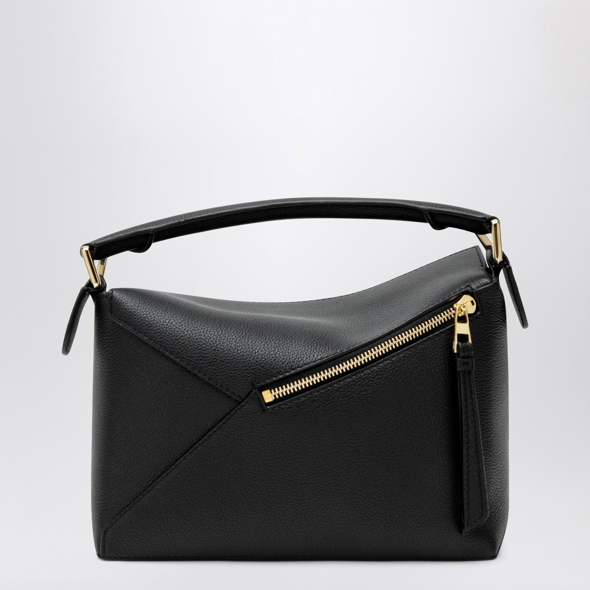 Loewe Small Black Grained Leather Puzzle Edge Bag Women LOEWE