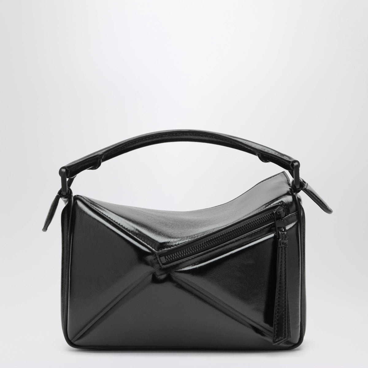 Loewe Puzzle Blown Small Black Lambskin Bag Women LOEWE