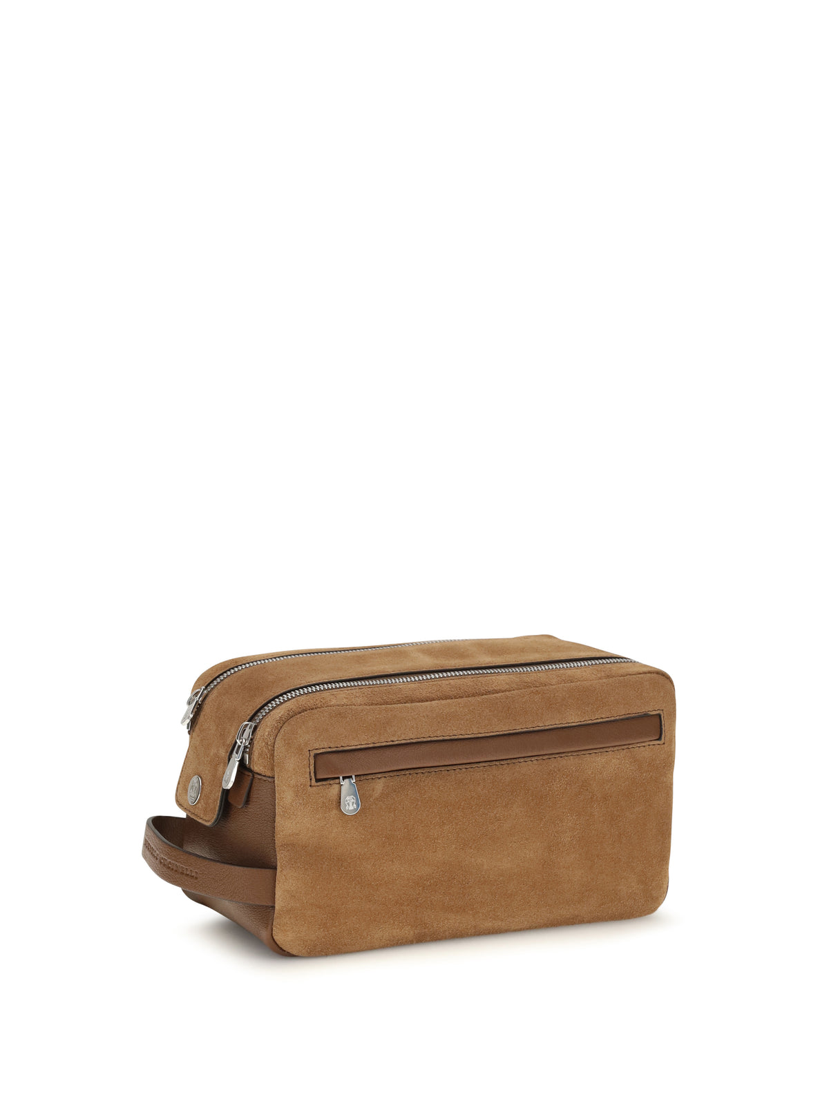 Brunello Cucinelli Men Suede Beauty Case