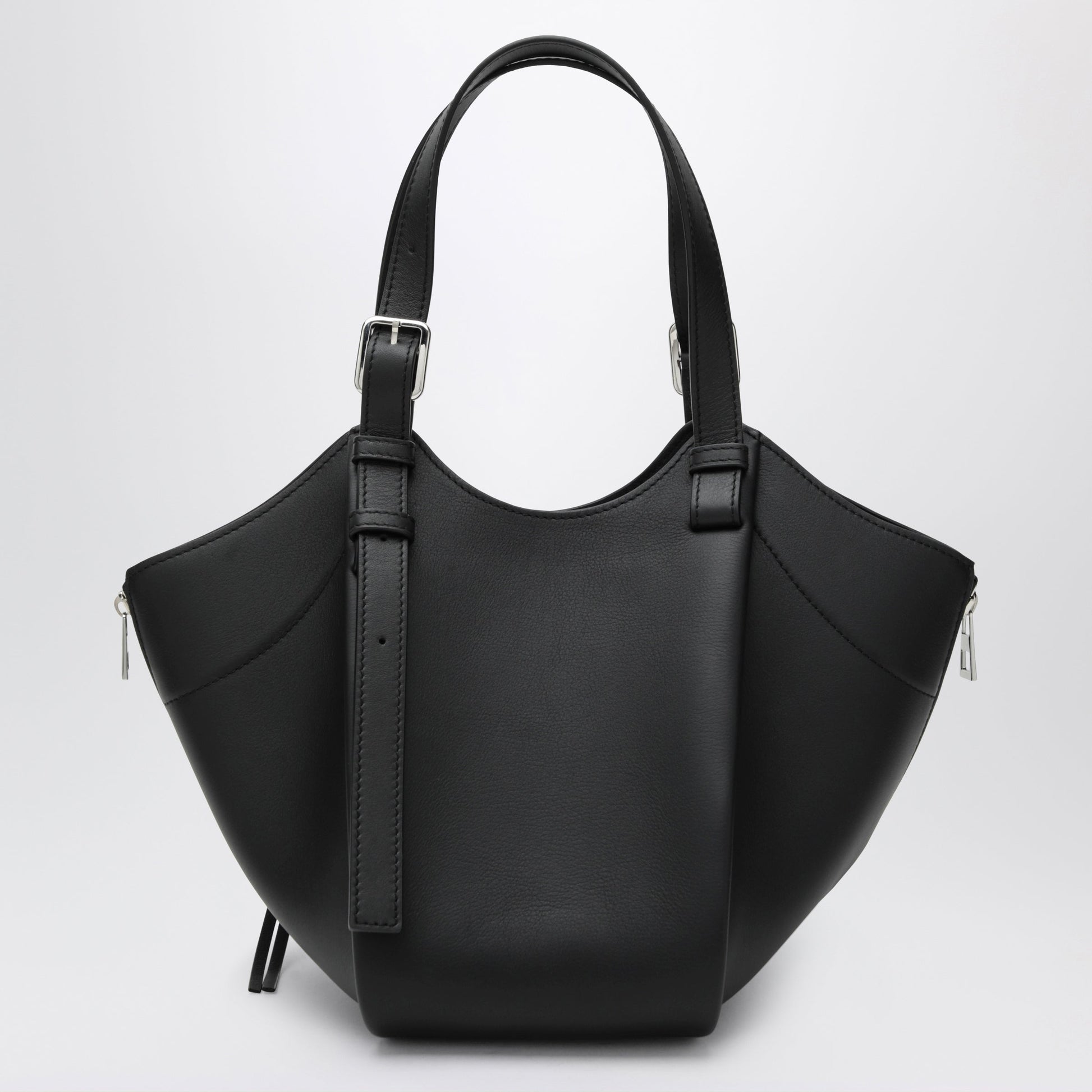 Loewe Black Leather Hammock Flip Bag Women LOEWE