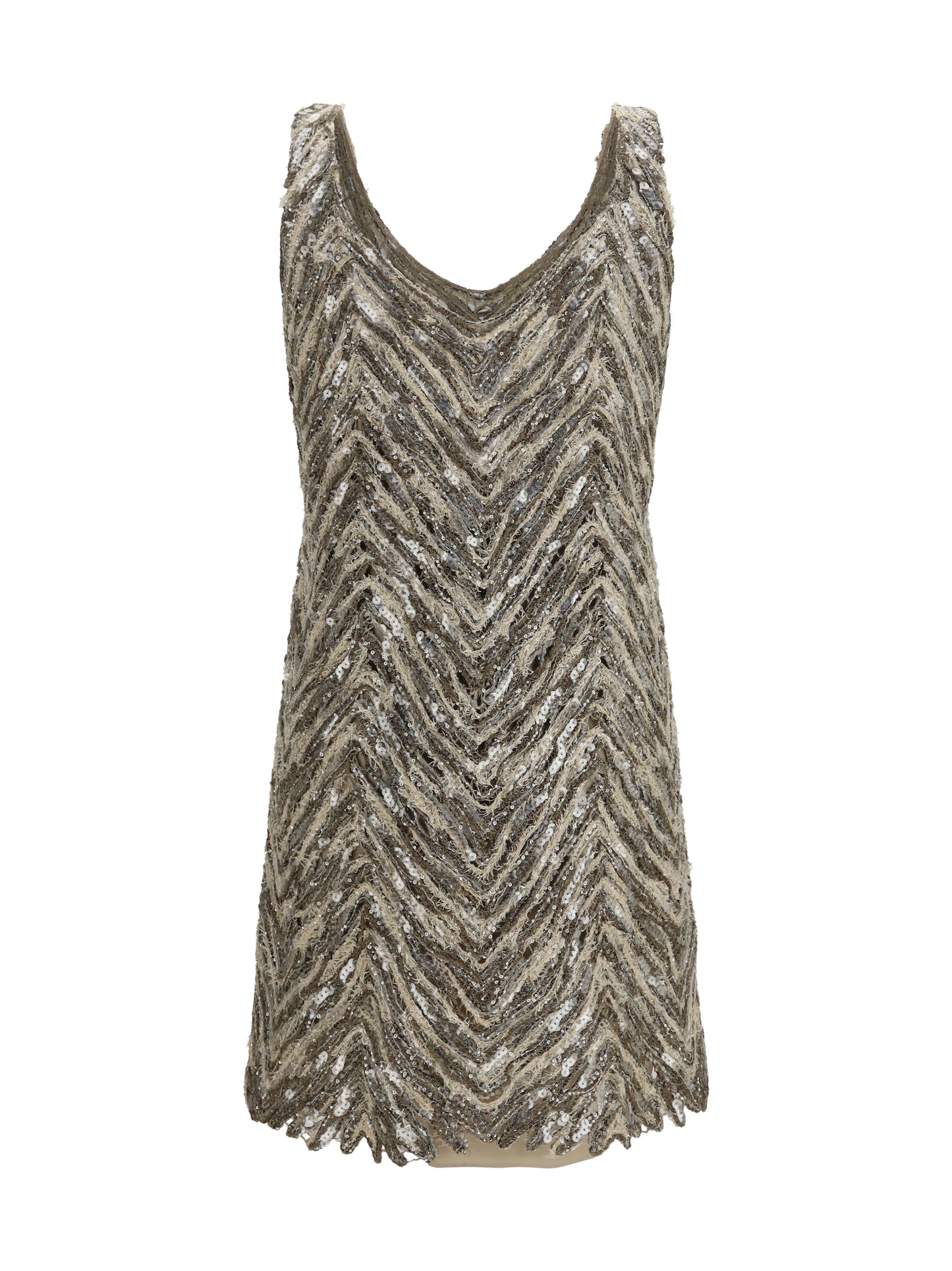 Brunello Cucinelli Women Short Sequin Dress BRUNELLO CUCINELLI