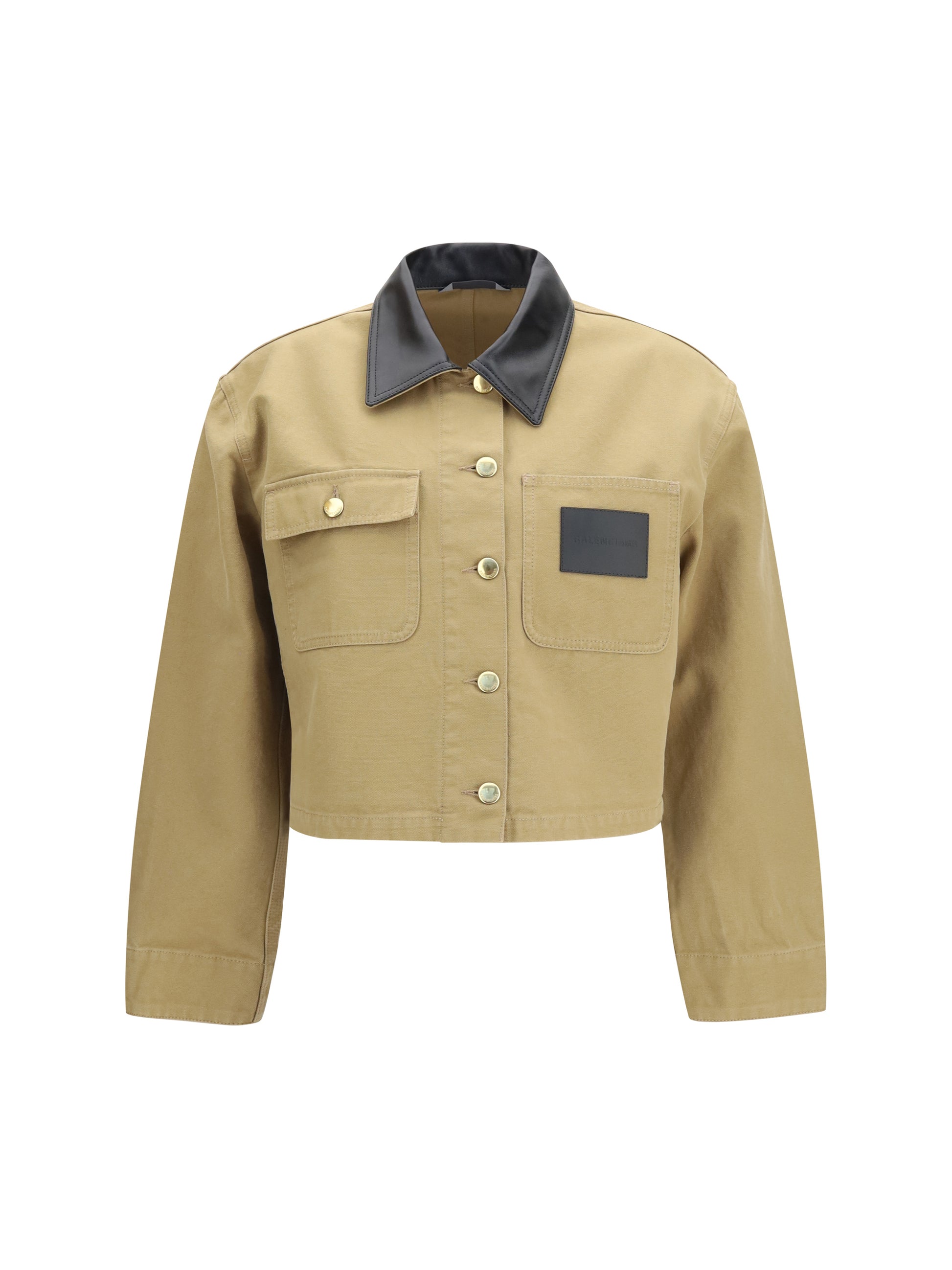 Balenciaga Women Heavy Cotton Cropped Jacket BALENCIAGA