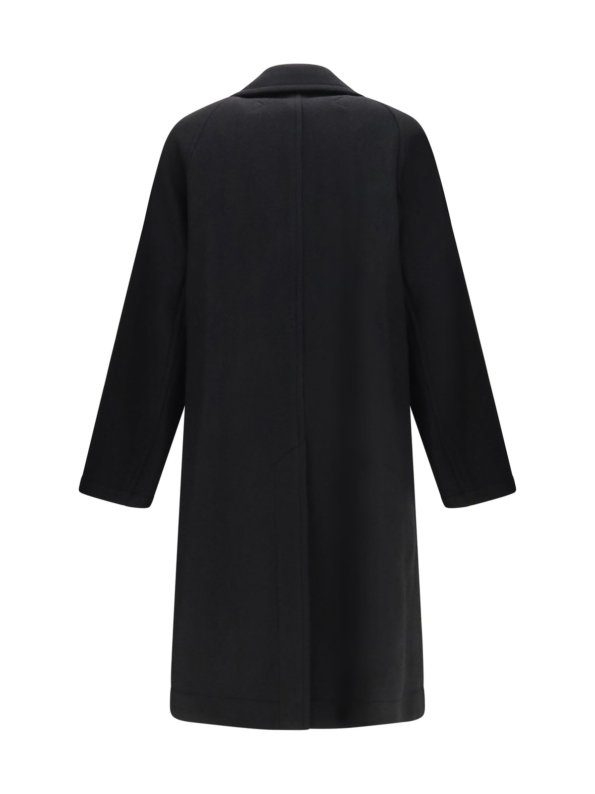 Lemaire Men Short Double-Breasted Wool And Alpaca Coat LEMAIRE