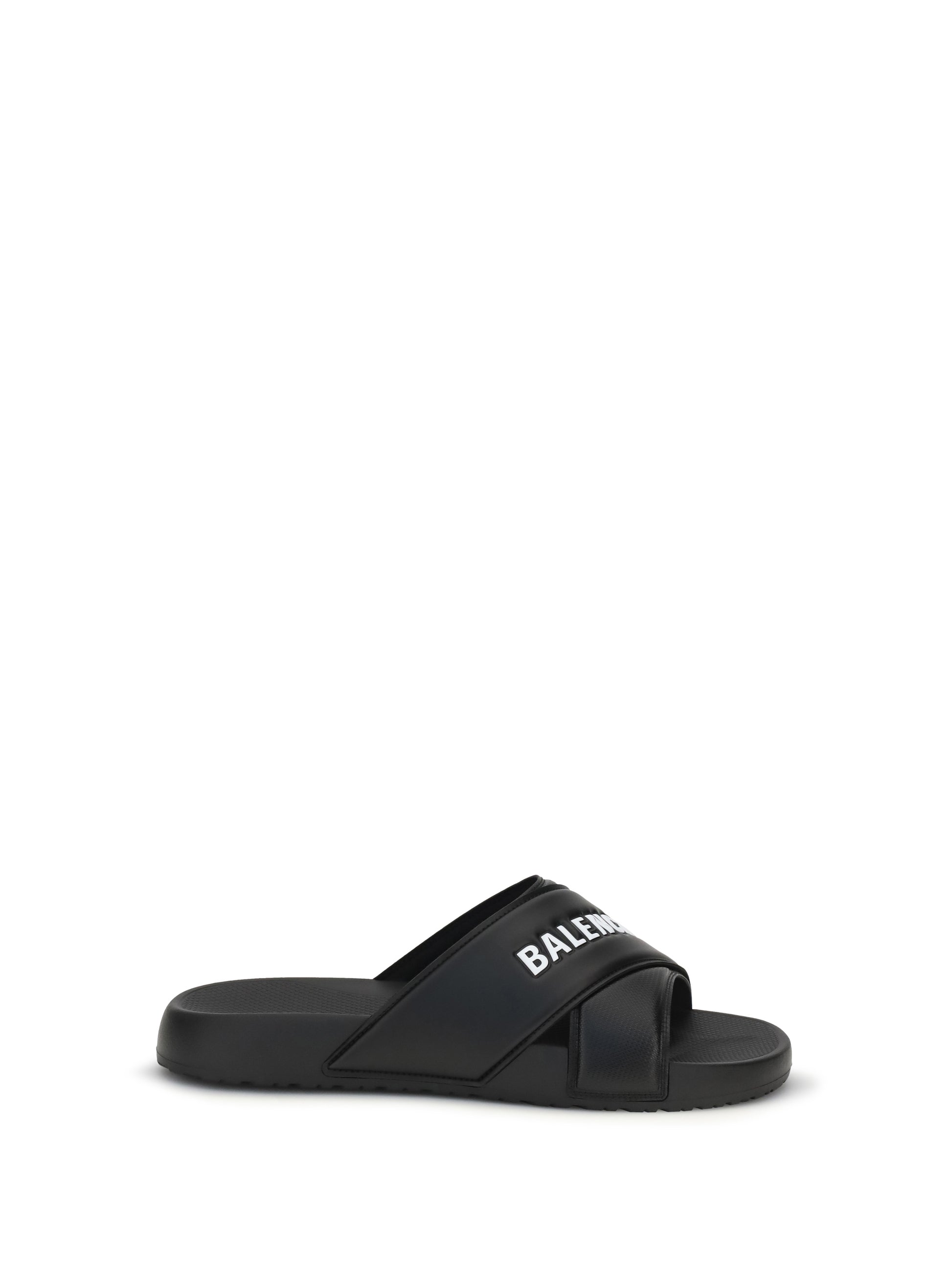 Balenciaga Men Cross-Logo Slides BALENCIAGA