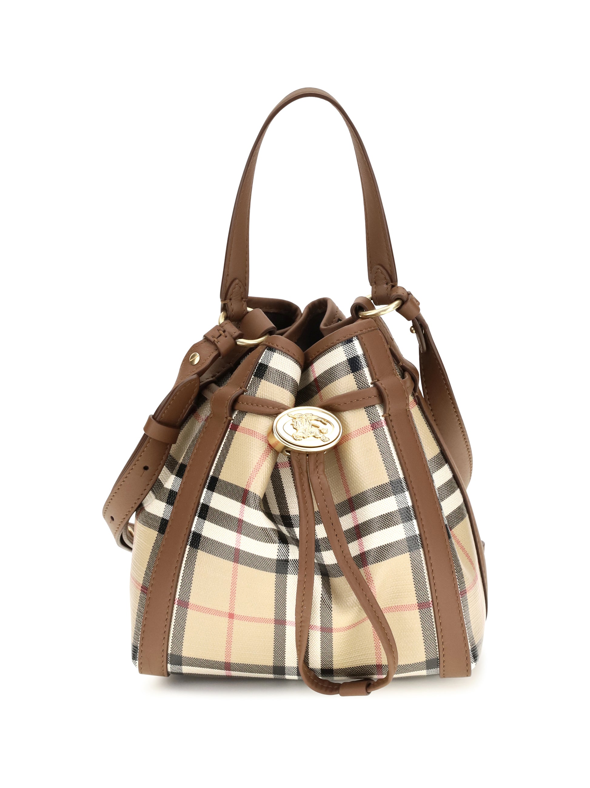 Burberry Women Mini Check Bucket Bag BURBERRY